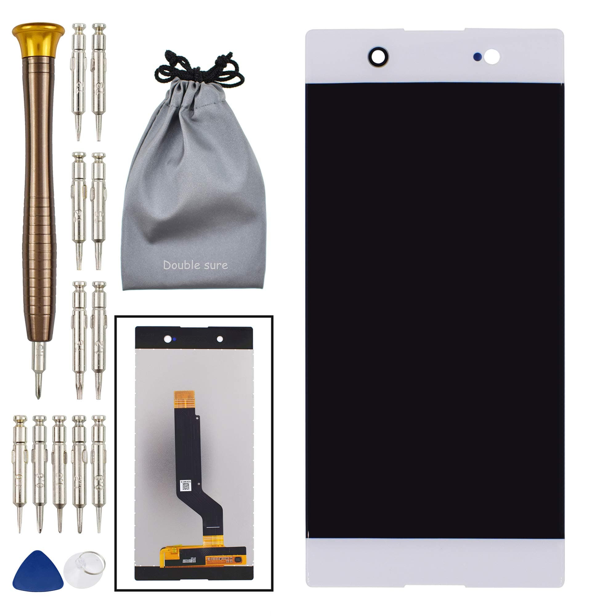 Touch Digitizer LCD Display Screen Replacement for Sony Xperia XA1 Ultra White G3226 G3221 G3212 G3223