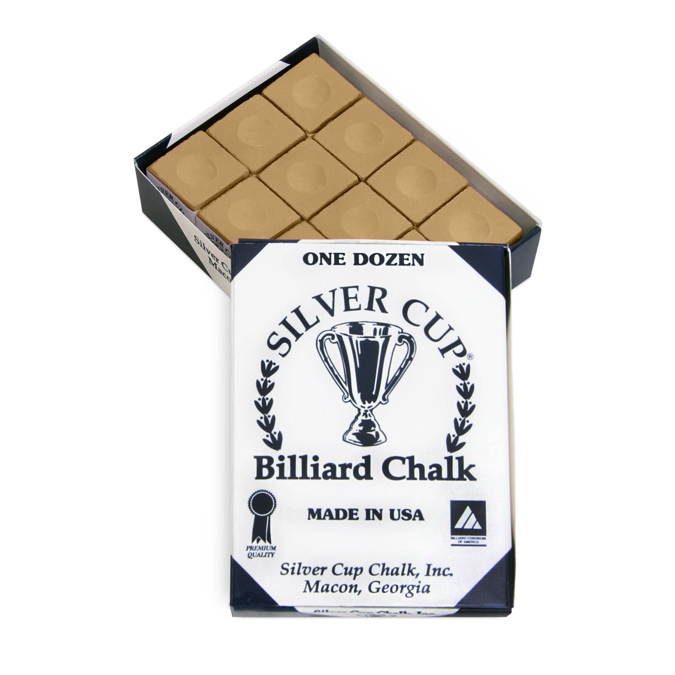 Billiard CHALK - ONE DOZEN