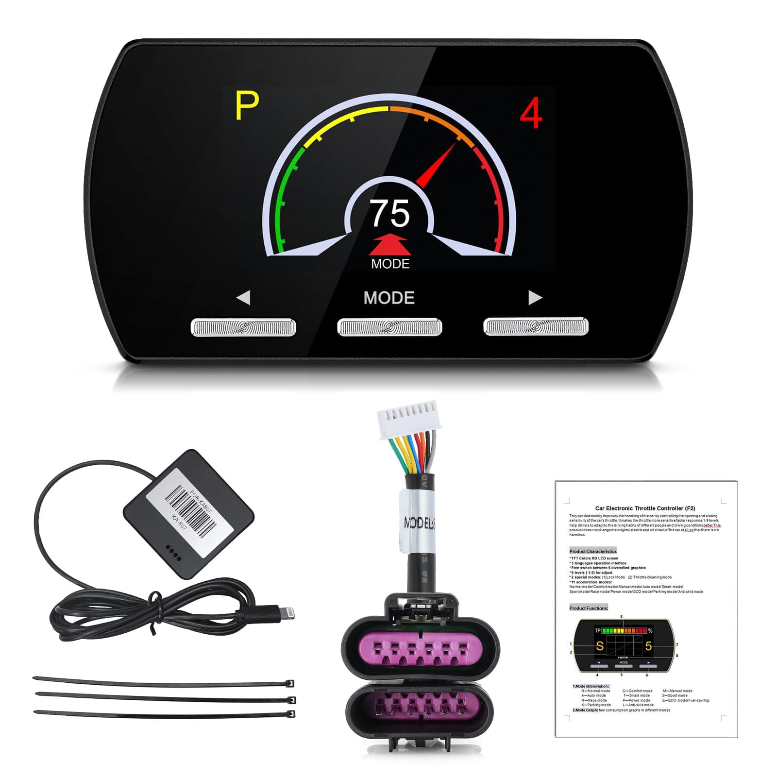 Throttle Response Controller 9 Drive Modes Throttle Controller MAIMEIMI Electronic Pedal Accelerator Compatible with Chevrolet Silverado Suburban Tahoe,GMC Sierra Yukon