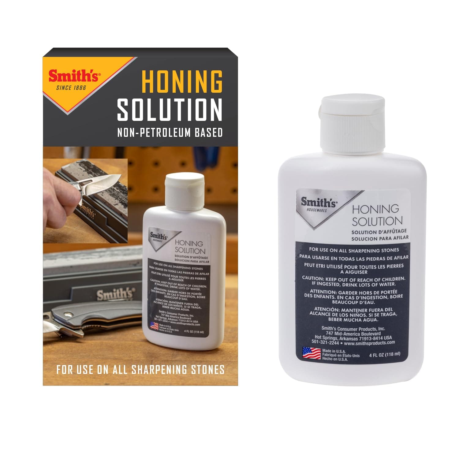 Smith'S Sharpener S-HON1 Honing Solution- 4 oz.