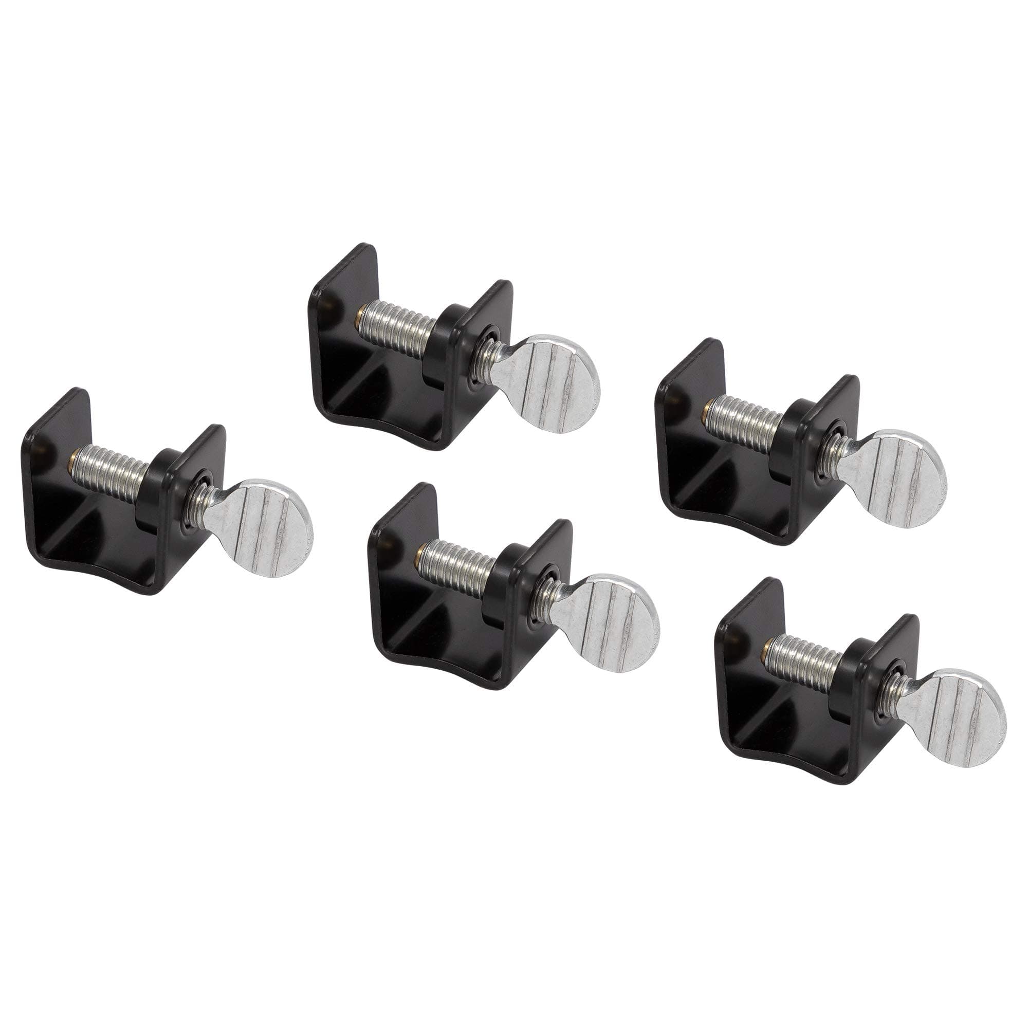 Mini Panel Clamp 5 Pack - Usable 1/2" Jaw Opening with 1/2" Throat Depth