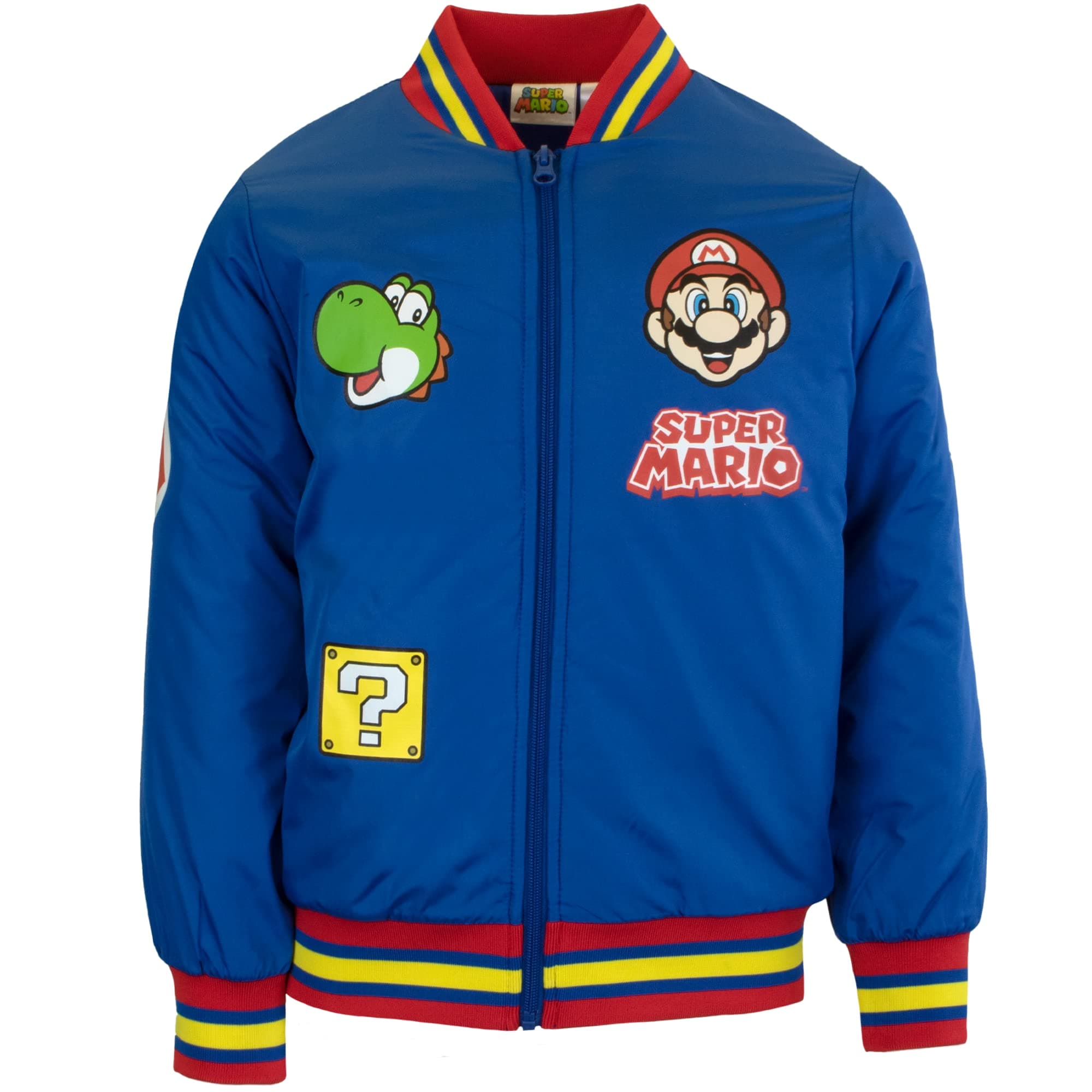 Super Mario Bomber Jacket for Boys