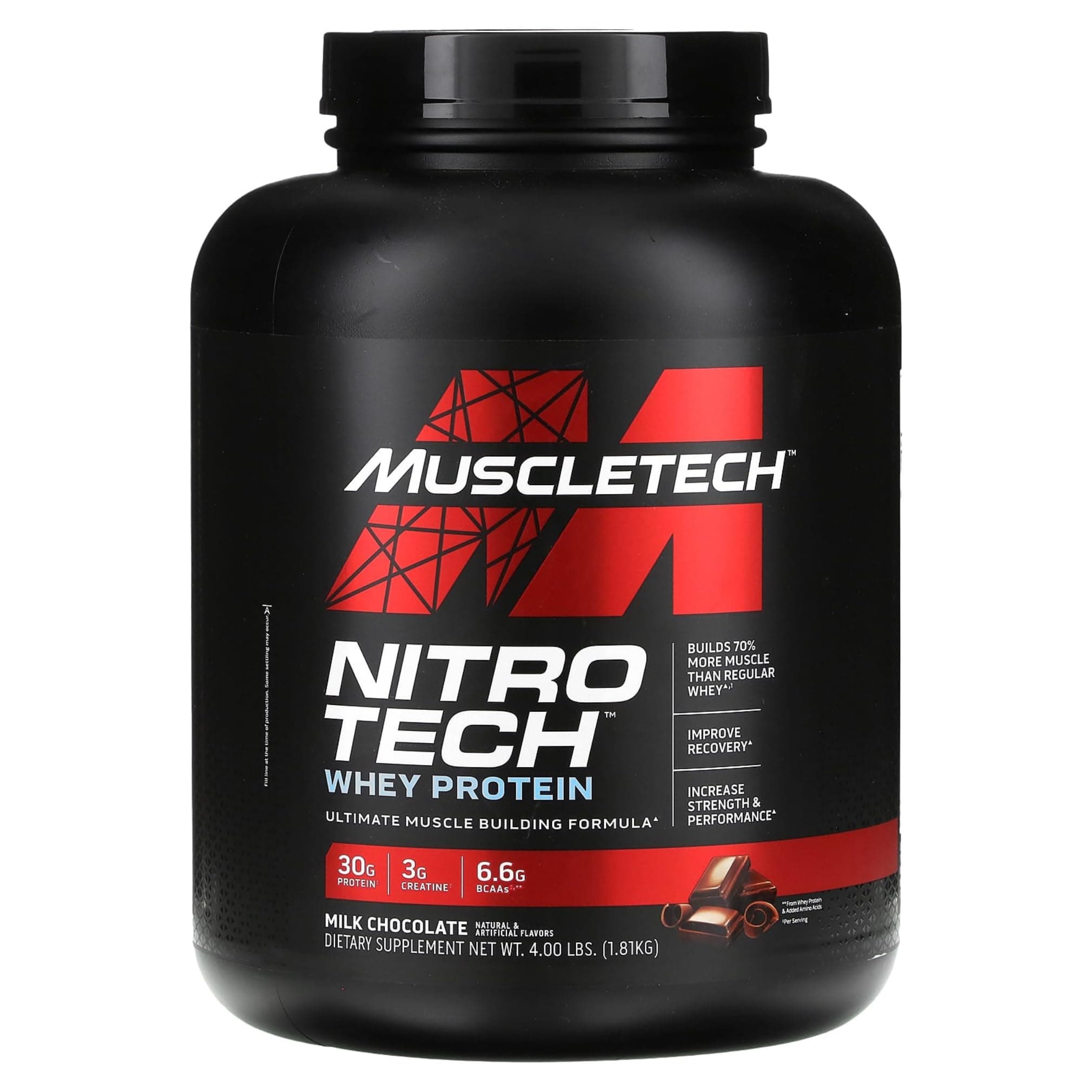 MuscleTech NitroTech Performance Series Whey Isolate Chocolate 4lb