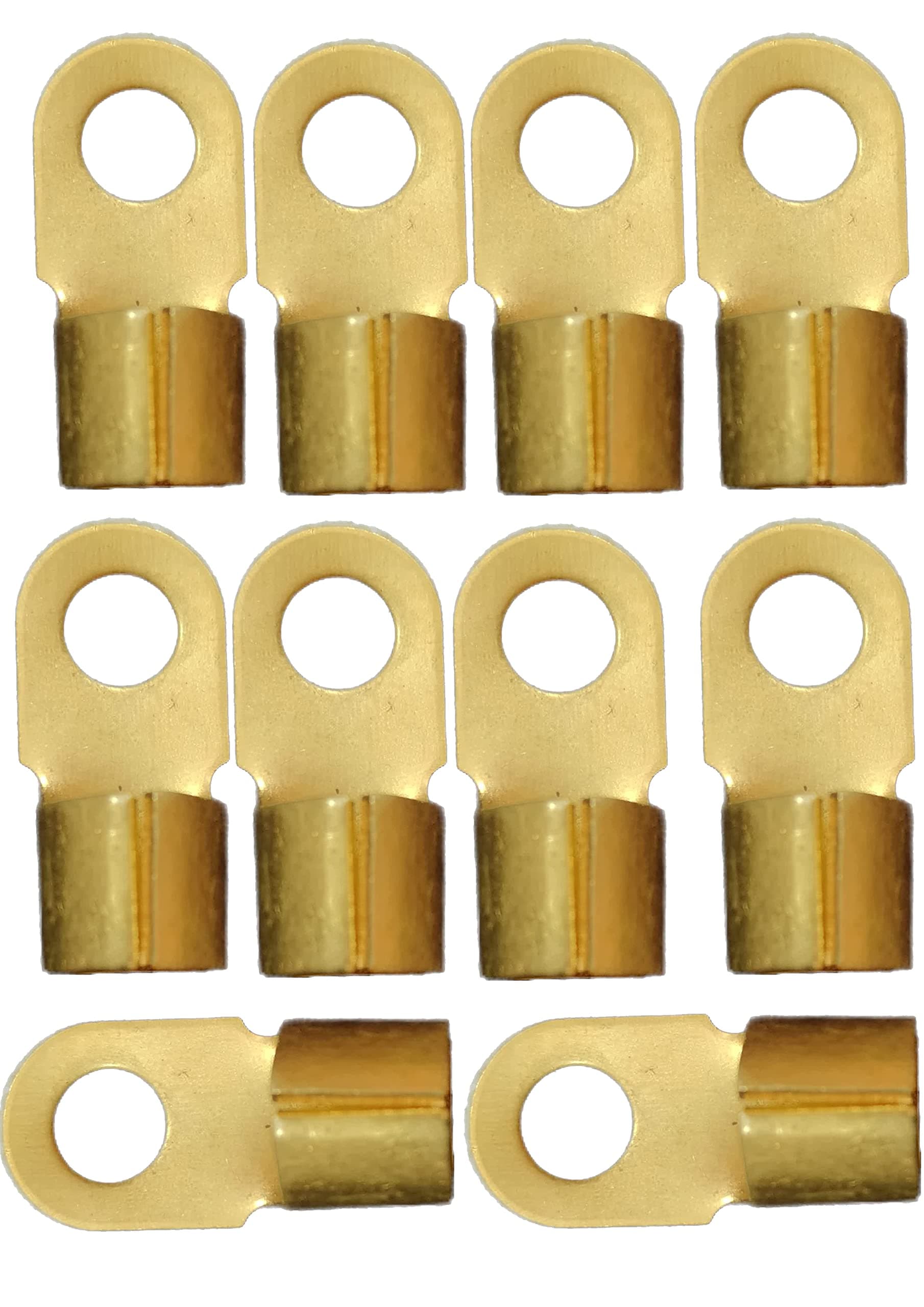 ESolution Copper Ring lugs Heavy Duty 500Amp Suitable for Battery Inverter Welding Machine and Other Crimping Purpose and Terminal (Pack of 10)