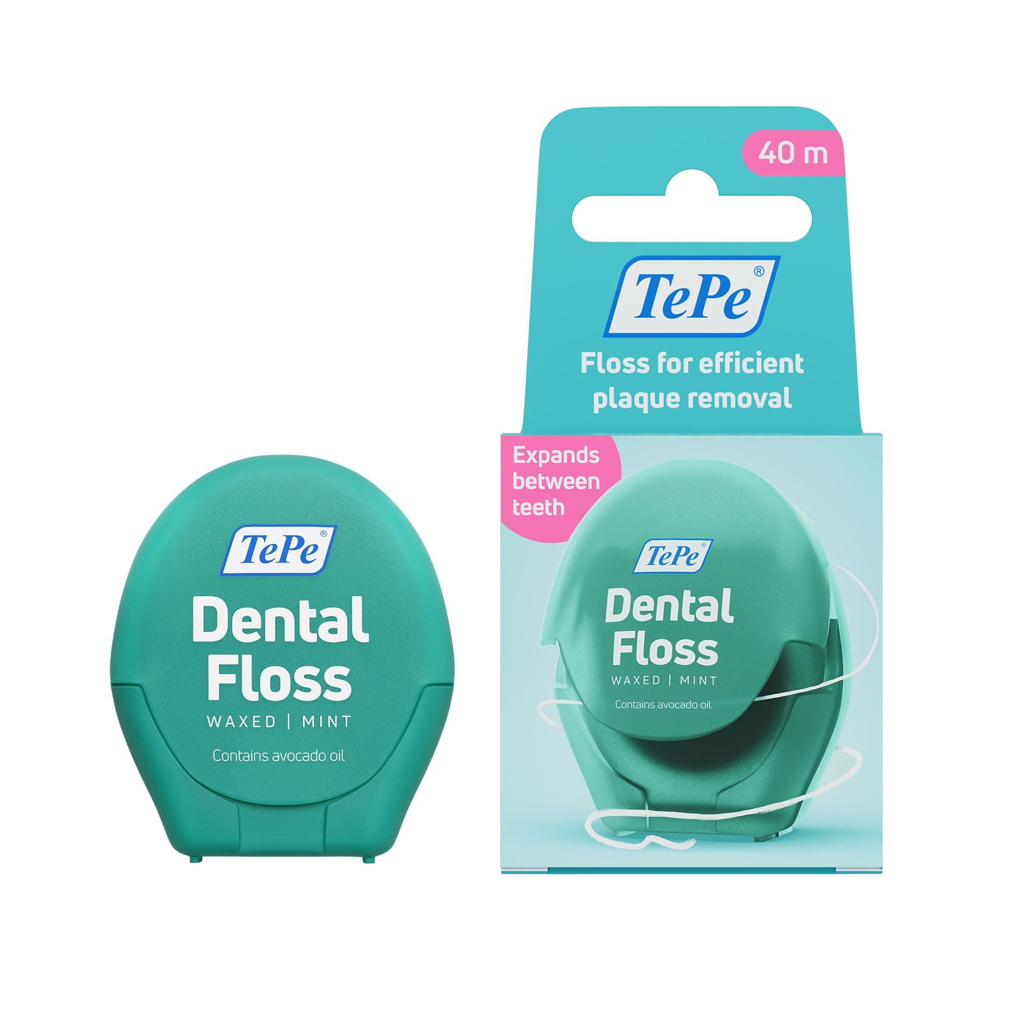 TePe Dental Floss, Expanding Floss, Multiple Threads with Increased Surface for a Gentle and efficient Cleaning Between Teeth, for Very Narrow Gaps
