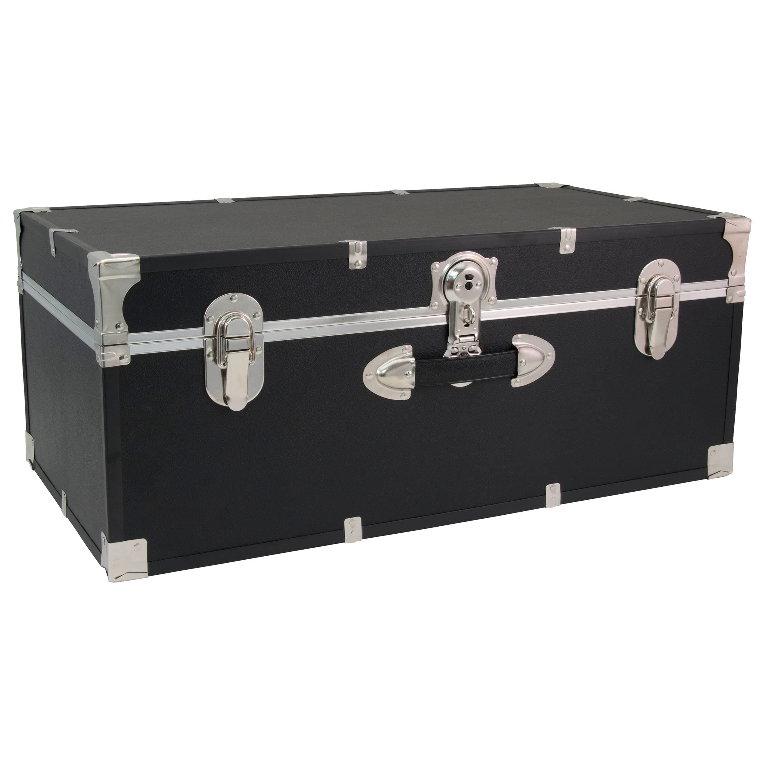 Seward Essential Trunk with Lock, Black, 30-Inch
