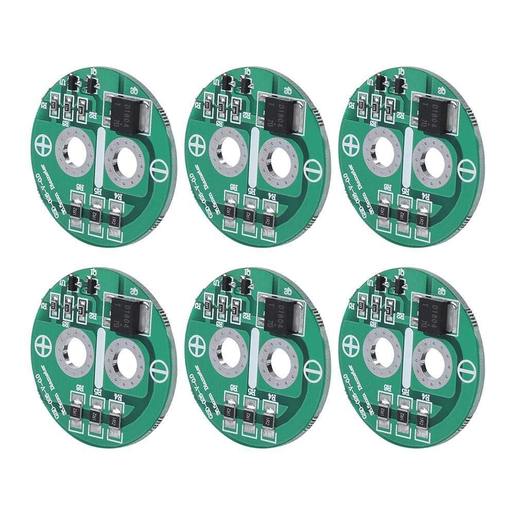 Exceeding The Limiting Voltage 6Pcs Super Capacitor Board Module, 2.5V Super Capacitor Battery