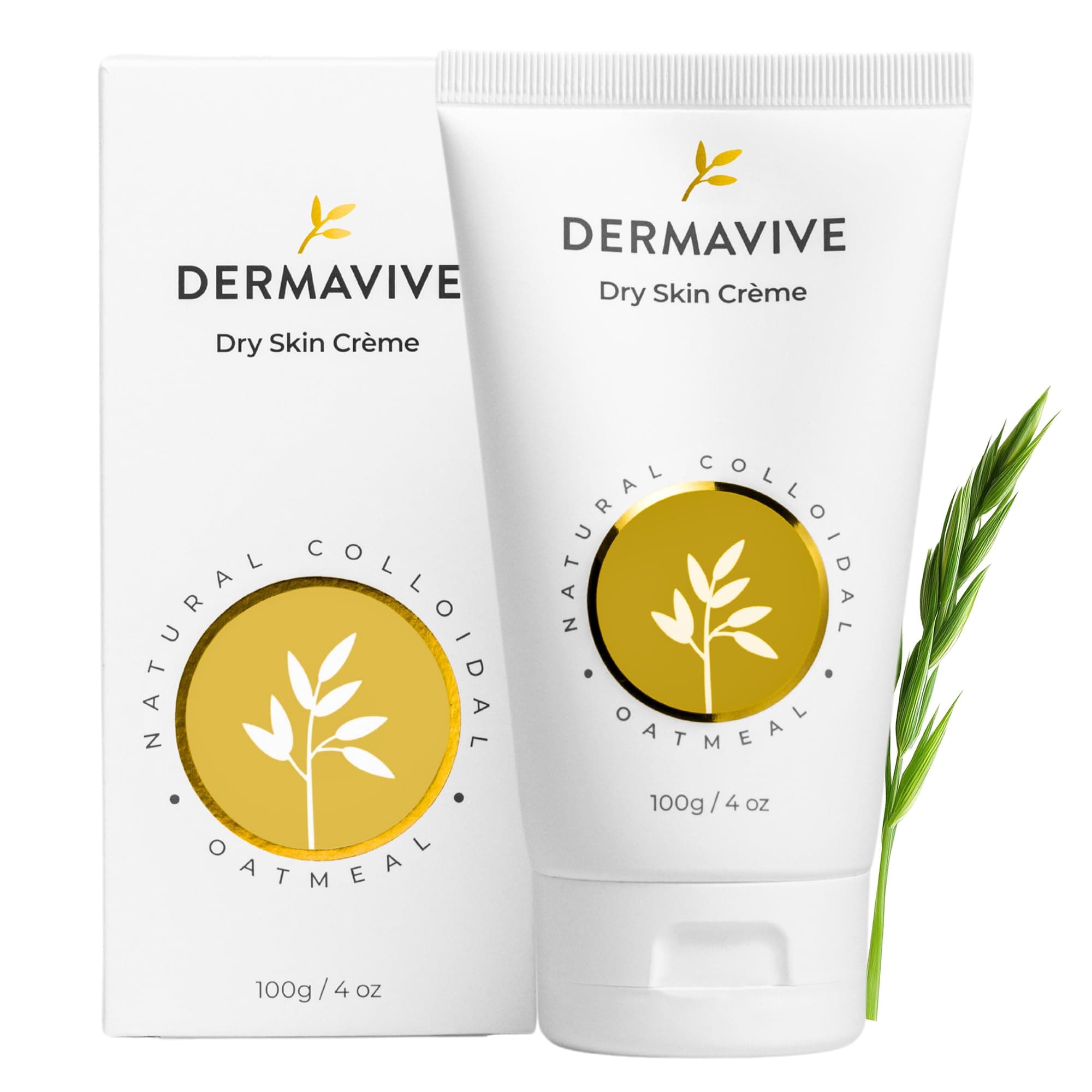 Dry Skin Creme - Ultra Nourishing, Fast Absorbing and Full Body Cream for Extremely Dry Itchy Skin, 100g