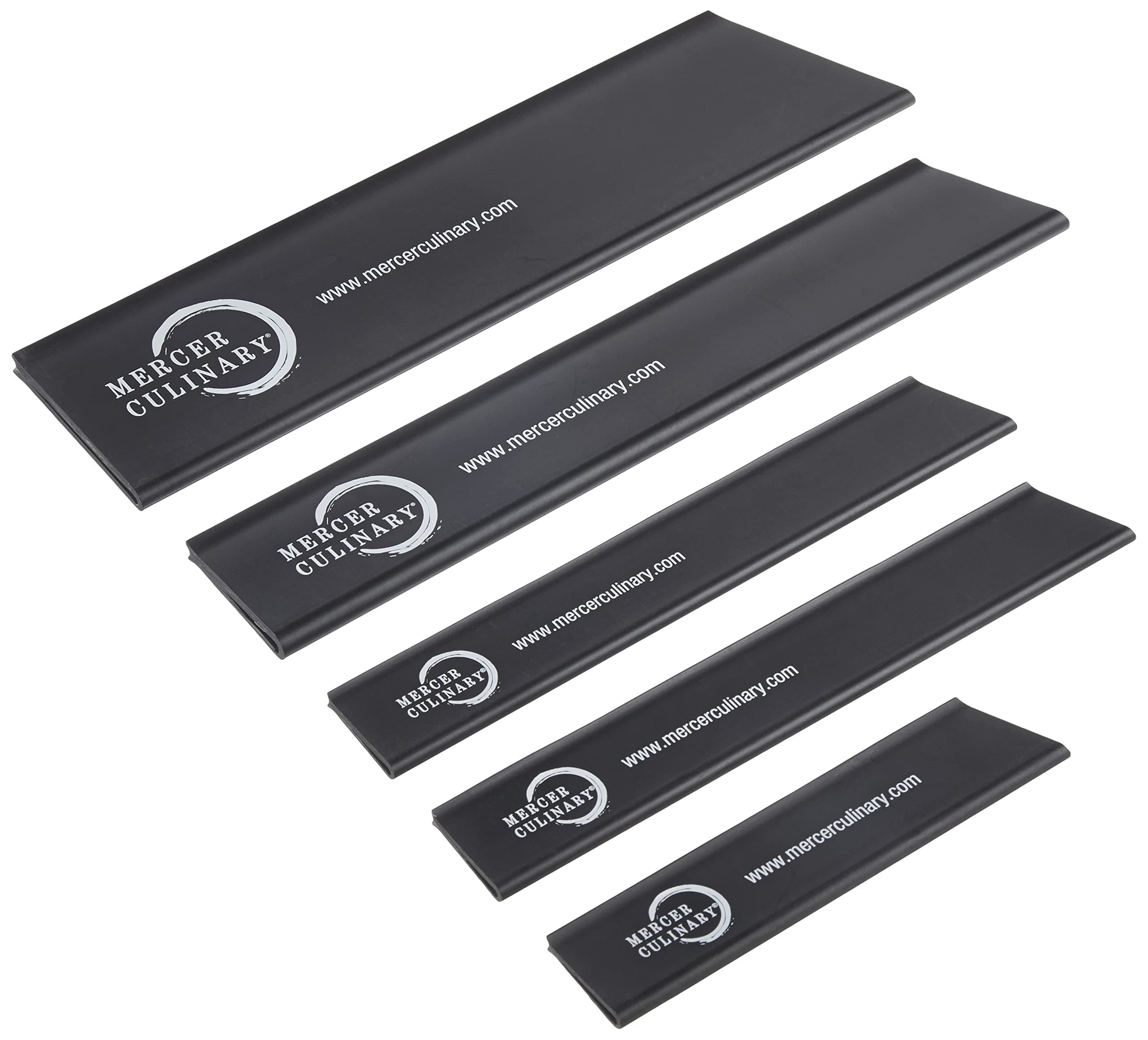 5-Piece Knife Guard Set, Multiple Sizes, Black
