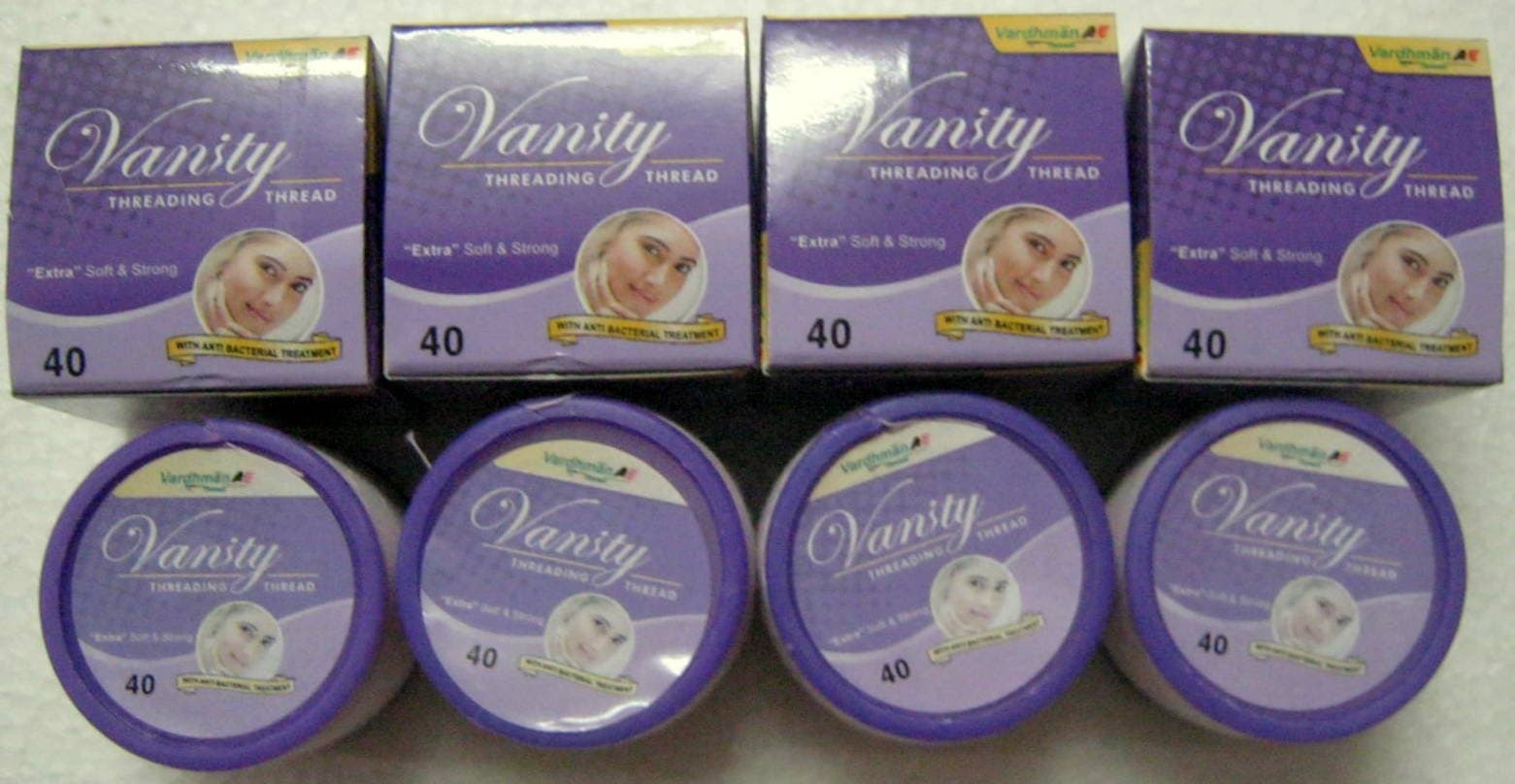 4 Spool x 300m Vanity Eyebrow Threading Thread Extra Soft Strong Anti Bacterial