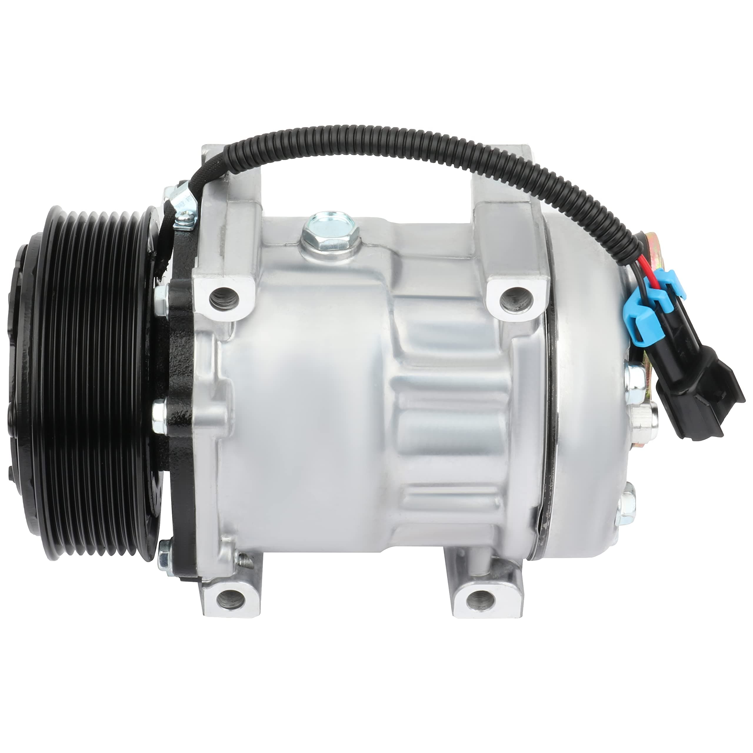 ECCPP A/C Compressor with Clutch CO 4485C 1991-2005 for Compatible for Freightliner FL70 4.3L 5.9L 7.2L 8.3L 6.0L 6.4L 2015-2017 for F-reightliner Sprinter 2500