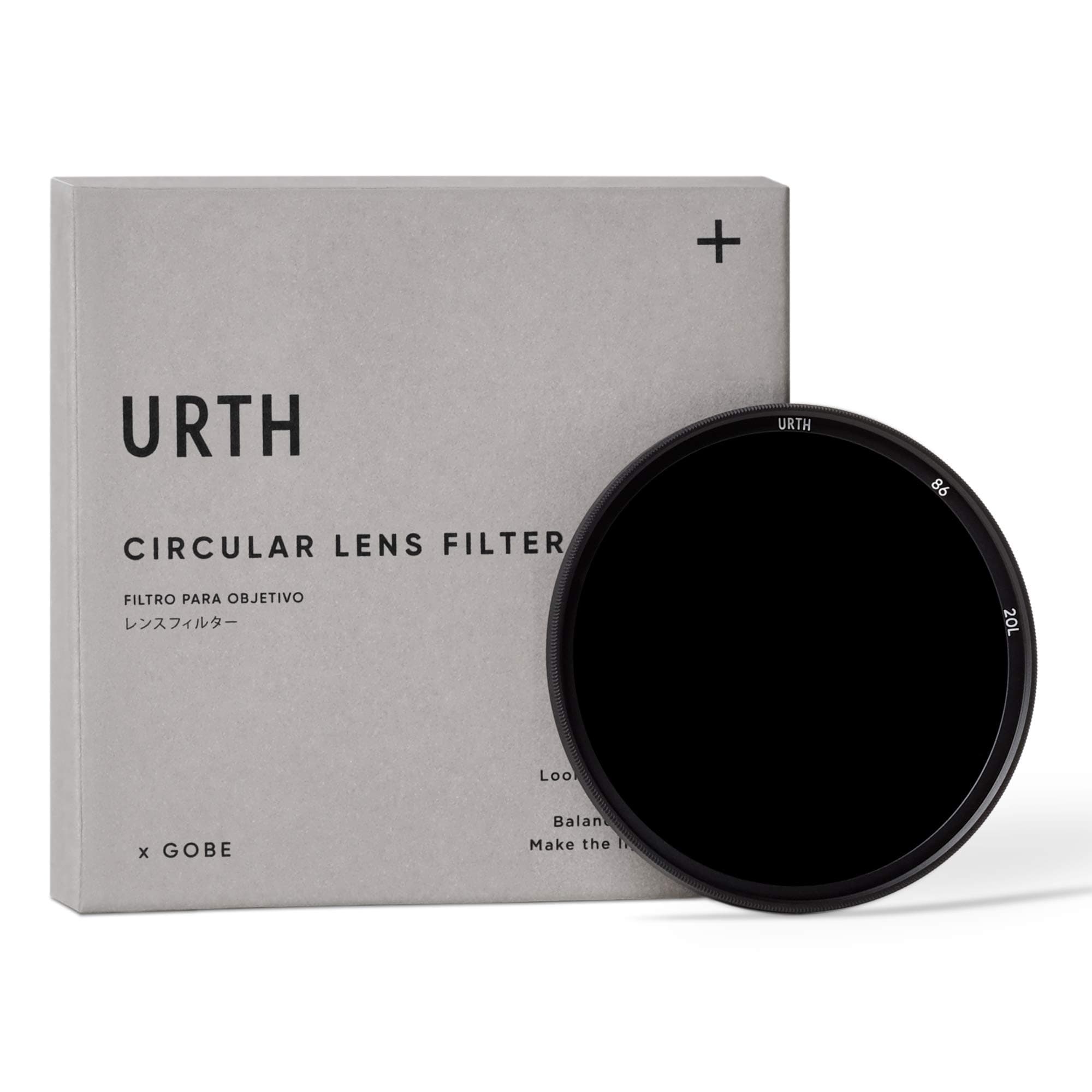 Urth 86mm ND1000 (10 Stop) Lens Filter (Plus+) - 20-Layer Nano-Coated, Ultra-Slim Neutral Density Camera Lens Exposure Filter