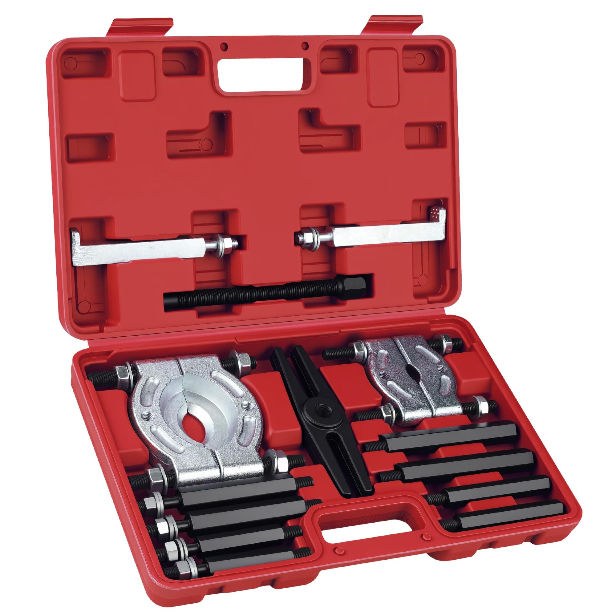 14PCS Bearing Puller Set Bearing Separator 2" and 3" Splitters for Effortless Bearings Removal Kit, Heavy Duty 5 Ton Capacity Bearing Separator