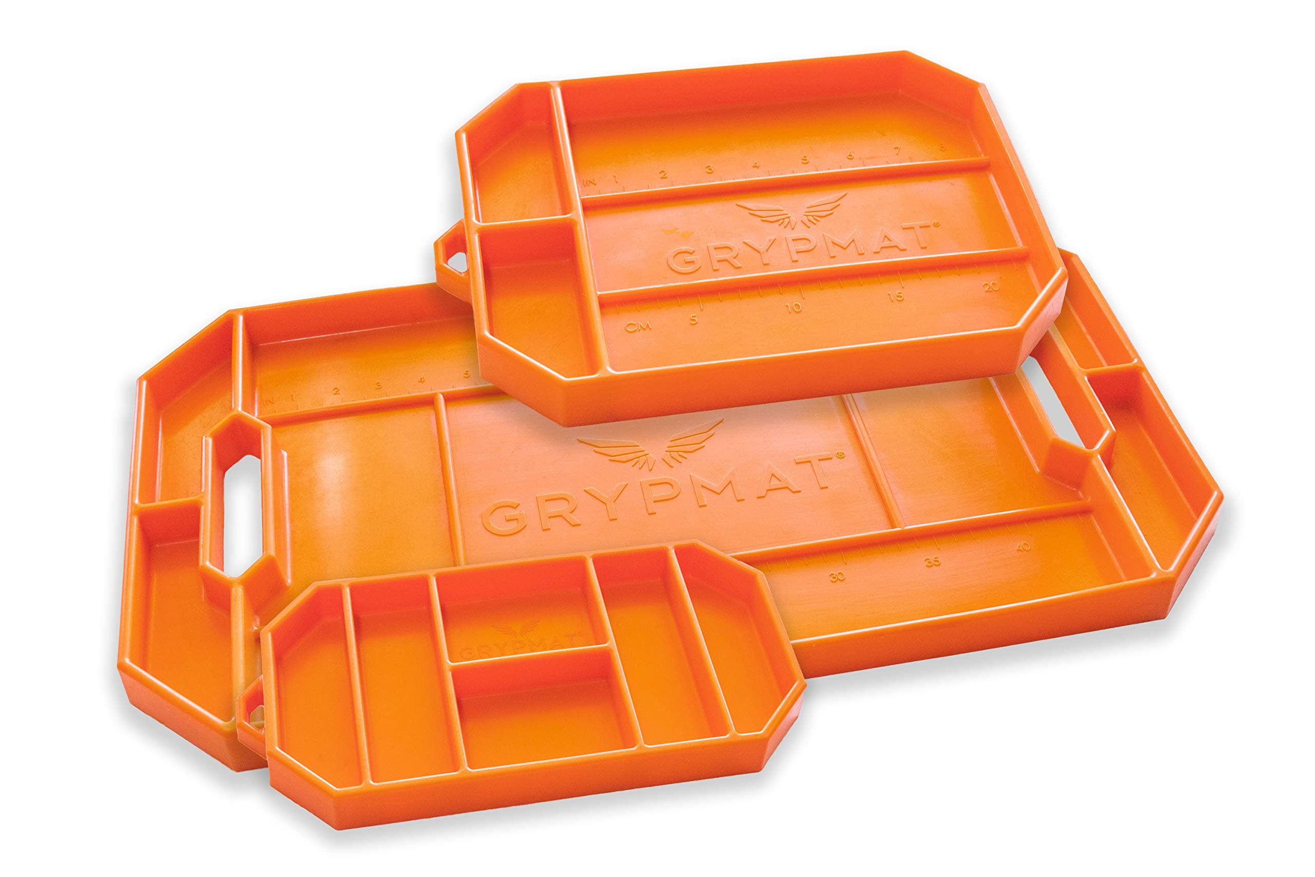 Grypmat Multi-Purpose Portable Tool Tray and Surface Protector (Trio Pack)