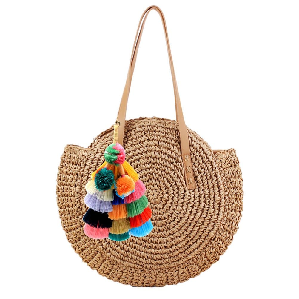 Abuyall round tote handbag