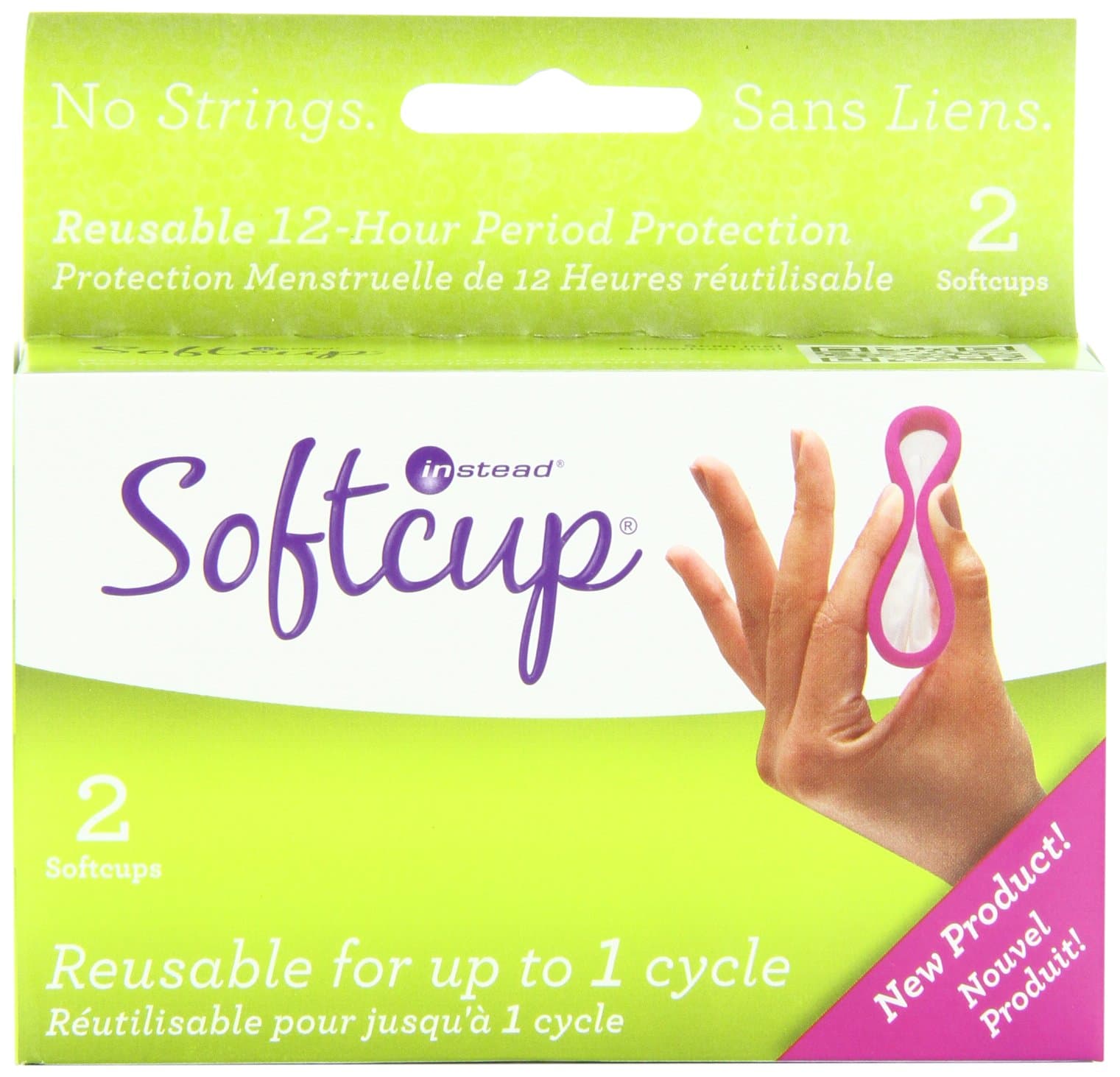 Evofem Reuseable Softcup for Up To 1 Cycle, 2 Count