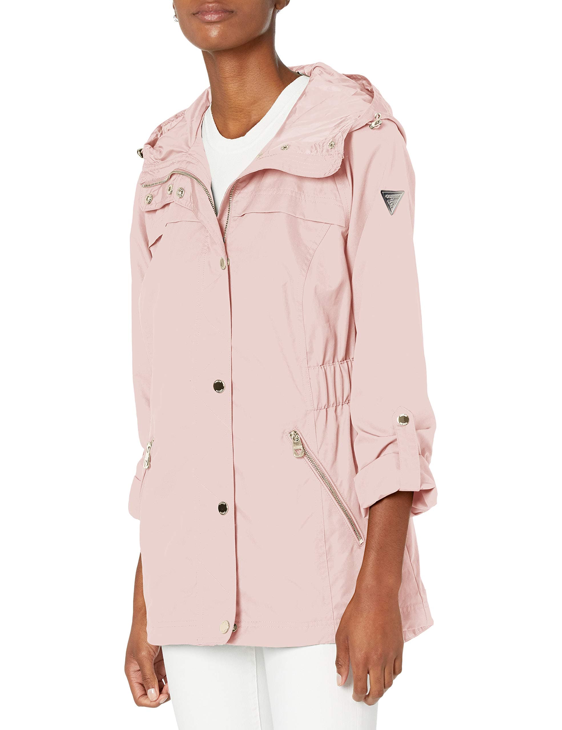 GUESSWomen's Adjustable Long Sleeve Anorak Jacket