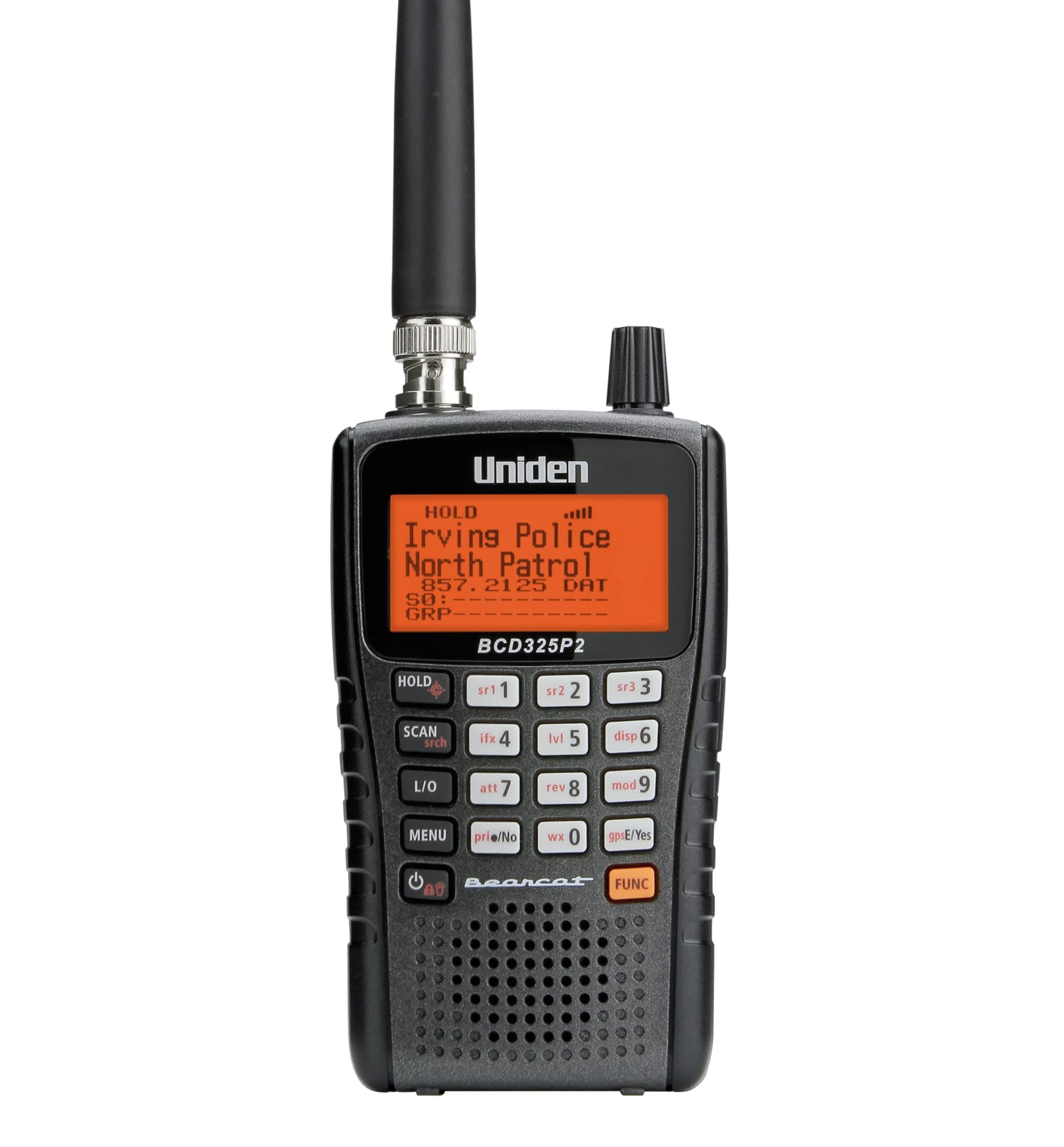 BCD325P2 Handheld TrunkTracker V Scanner. 25,000 Dynamically Allocated Channels. Close Call RF Capture Technology. Location-Based Scanning and S.A.M.E. Weather Alert. Compact Size.