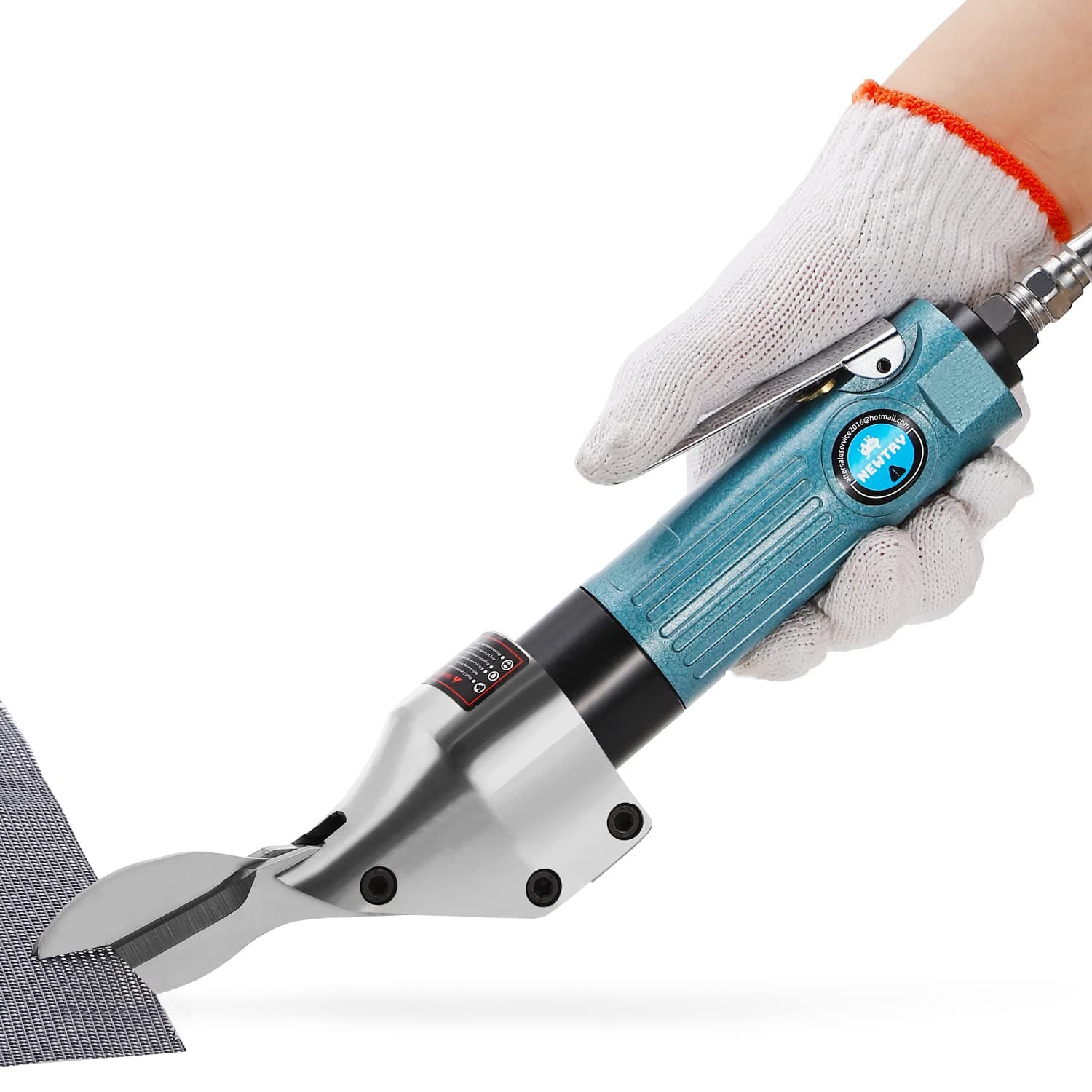 Blue Pneumatic Scissor