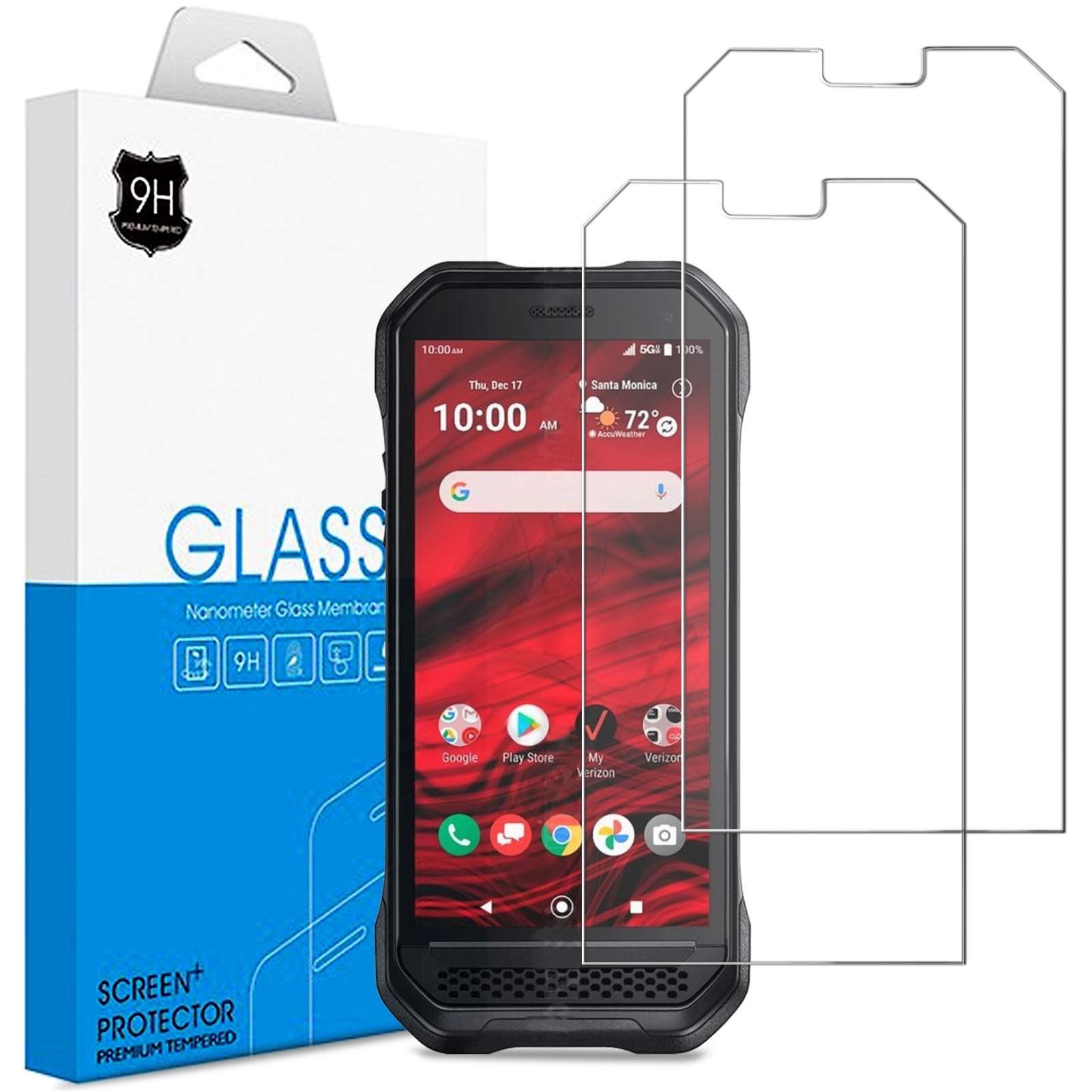 - Ailiber Compatible with Kyocera DuraForce Ultra 5G Screen Protector [2 Pack] DuraForce UW E7110 Tempered Glass Film Anti-Scratch Hardness HD Clear Case Friendly for Dura Force Ultra 5G (Verizon 2021)