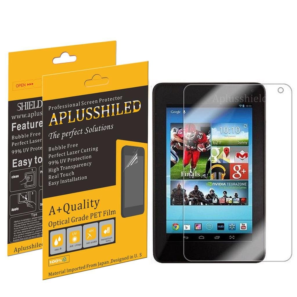 Aplusshield- High Definition (HD) Clear Screen Protector For Hisense Sero 7 Pro + Lifetime Replacements Warranty [3-PACK] - Retail Packaging - Anti Scratch / bubble