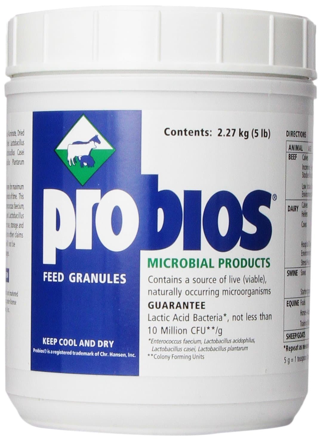 Bomac Vets Plus Feed Granules Maintain Normal Digestive Function 5lbs