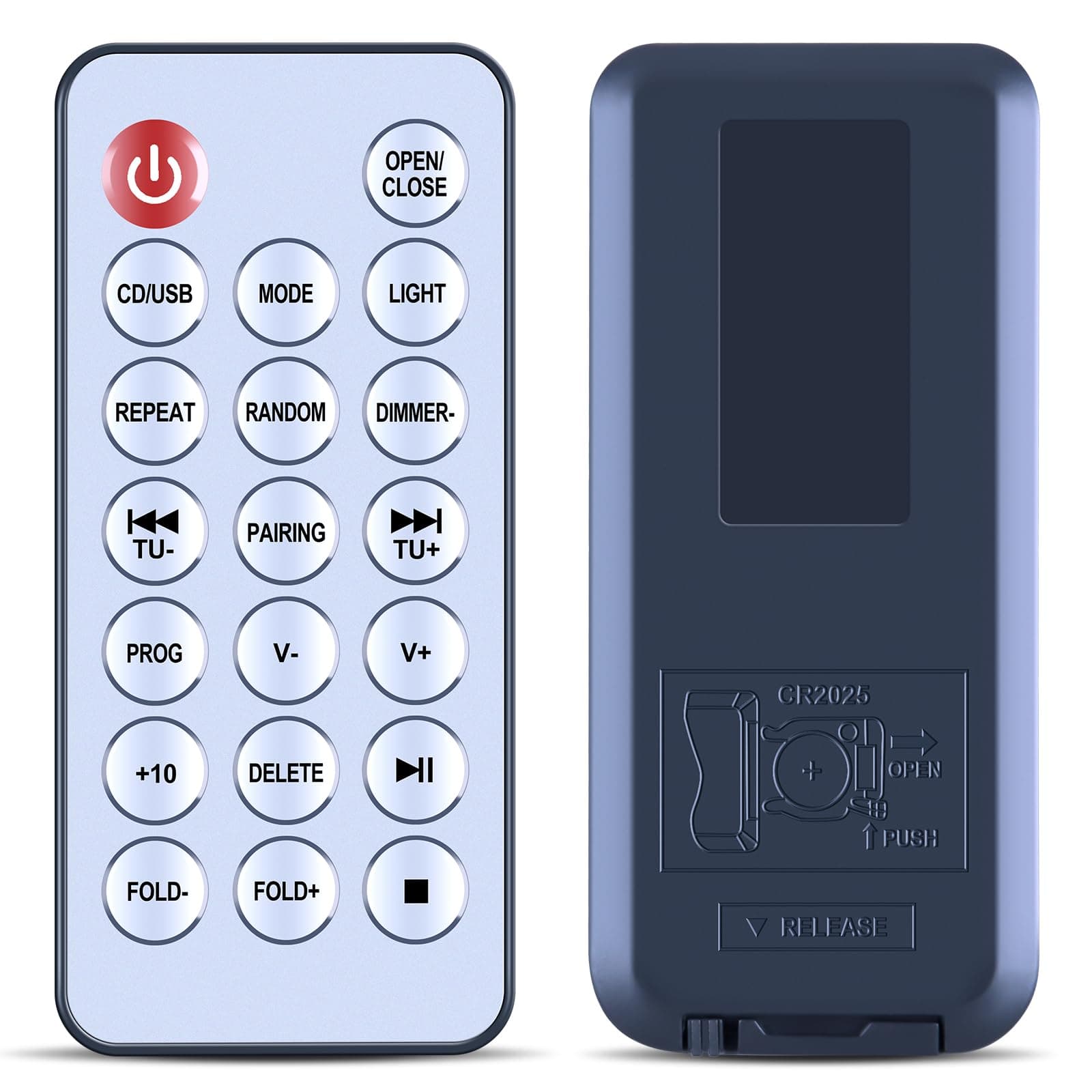 Remote Control Suitable for Akura Jukebox AJ-RD17009T, White