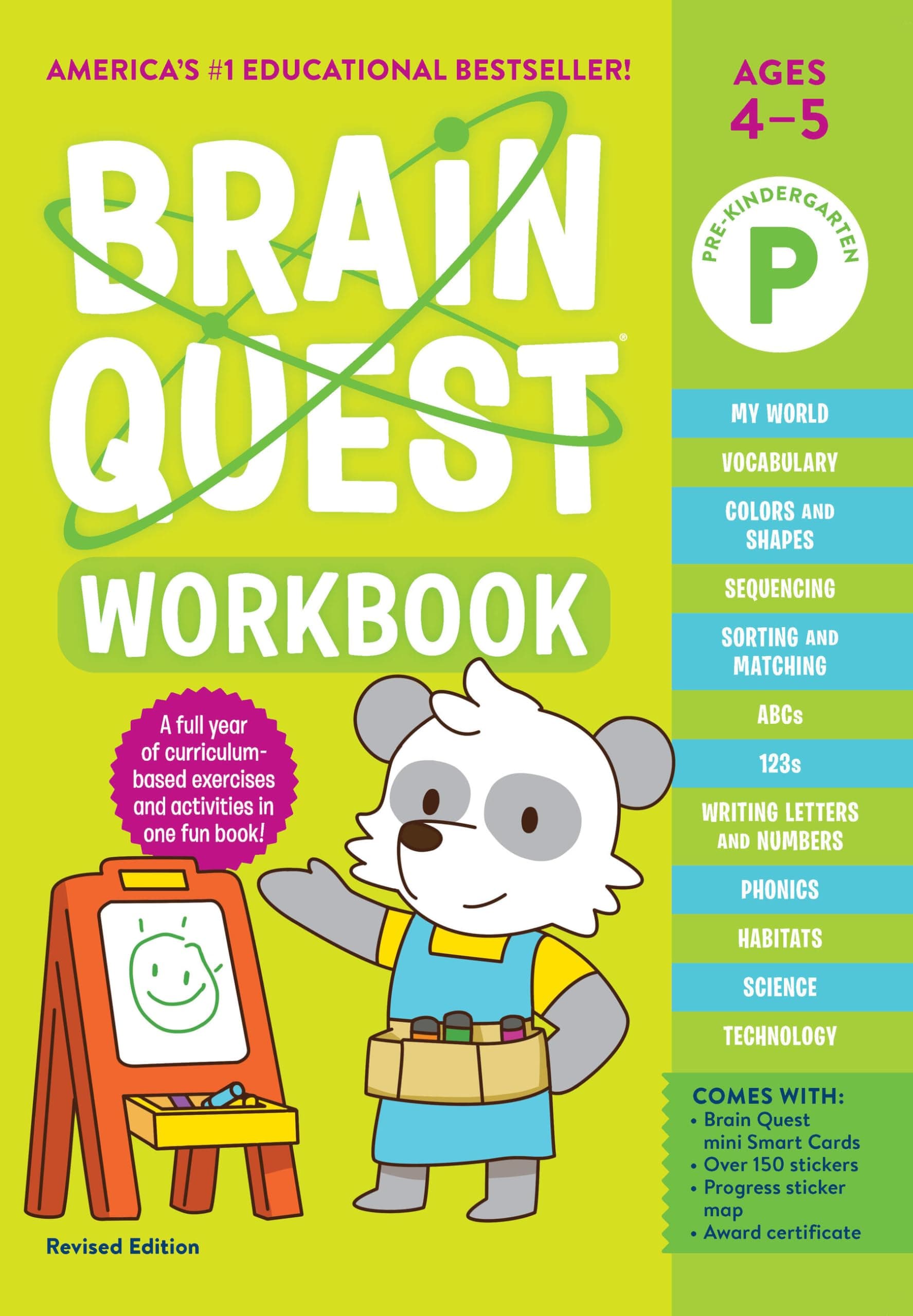 Brain Quest Workbook: Pre-K Revised Edition (Brain Quest Workbooks) Paperback – May 9, 2023