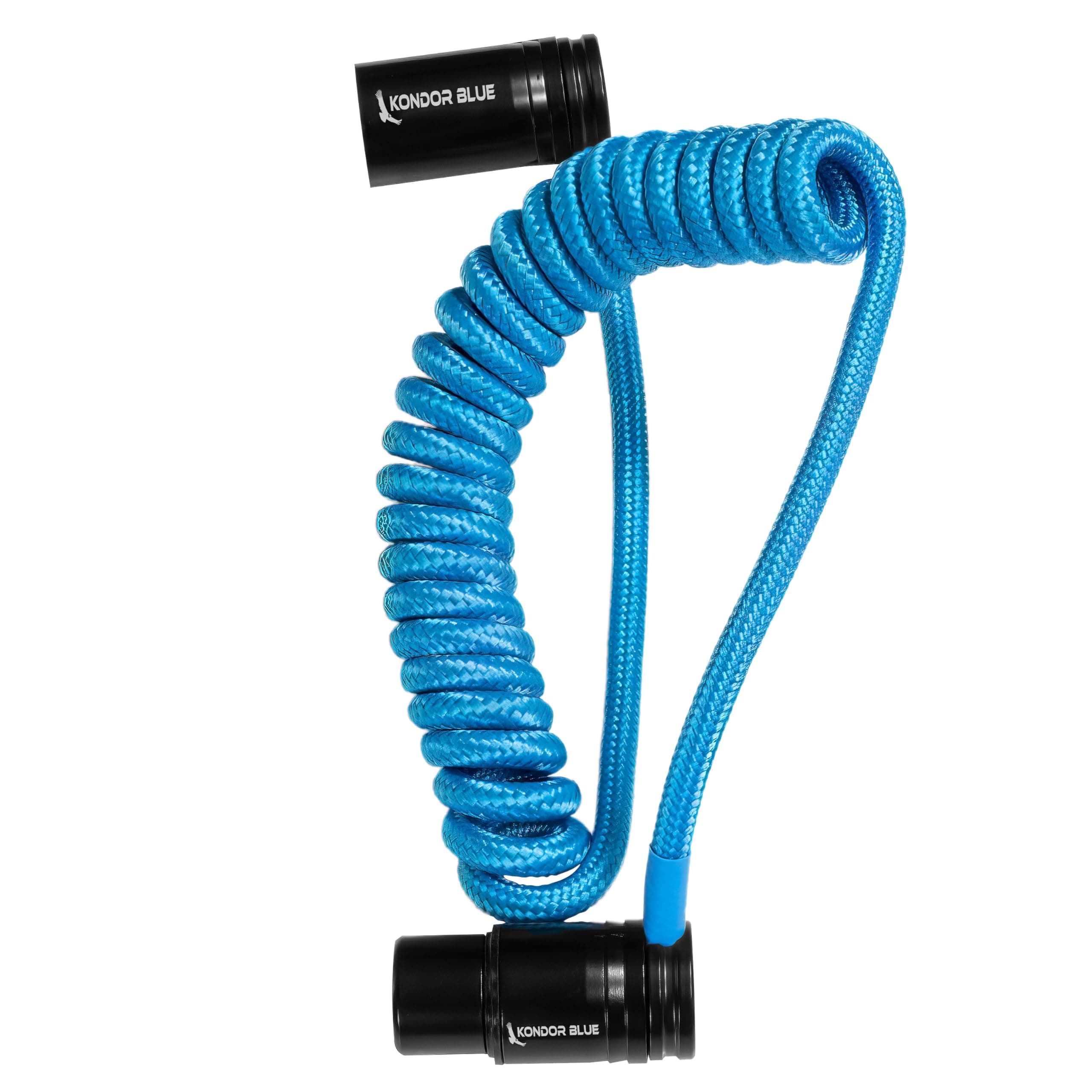12-24" Coiled Braided Low Profile Right Angle XLR Cable for Cameras, Microphones, Studio Audio | Blue