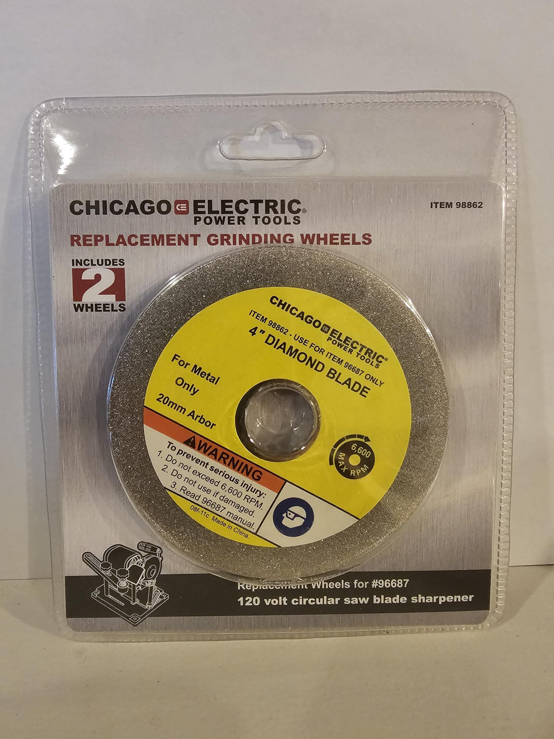 Replacement Wheels for the 120 Volt Circular Saw Blade Sharpener