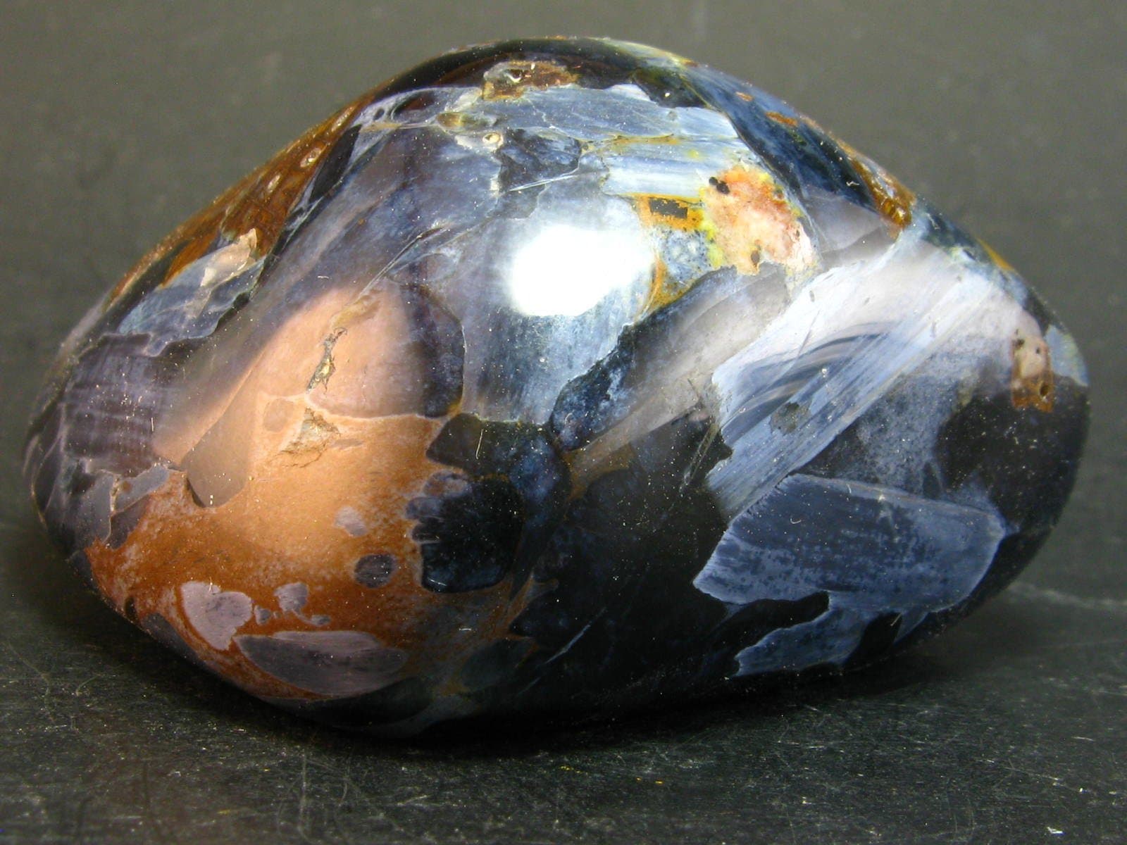 Pietersite Tumbled Stone From Namibia - 2.1"
