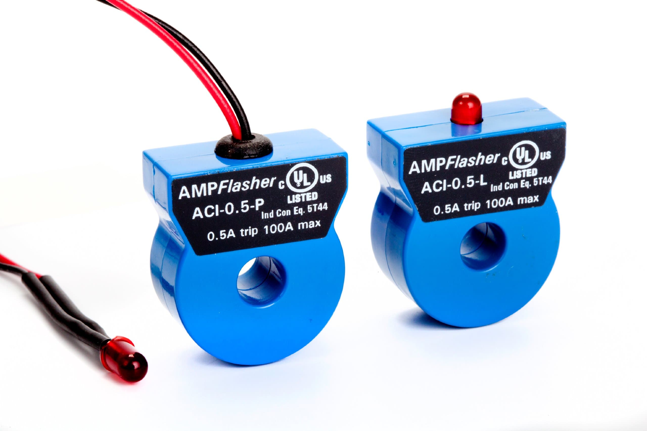 NK Technologies ACI-0.5-P AMPFlasher AC Current Indicator Remote LED