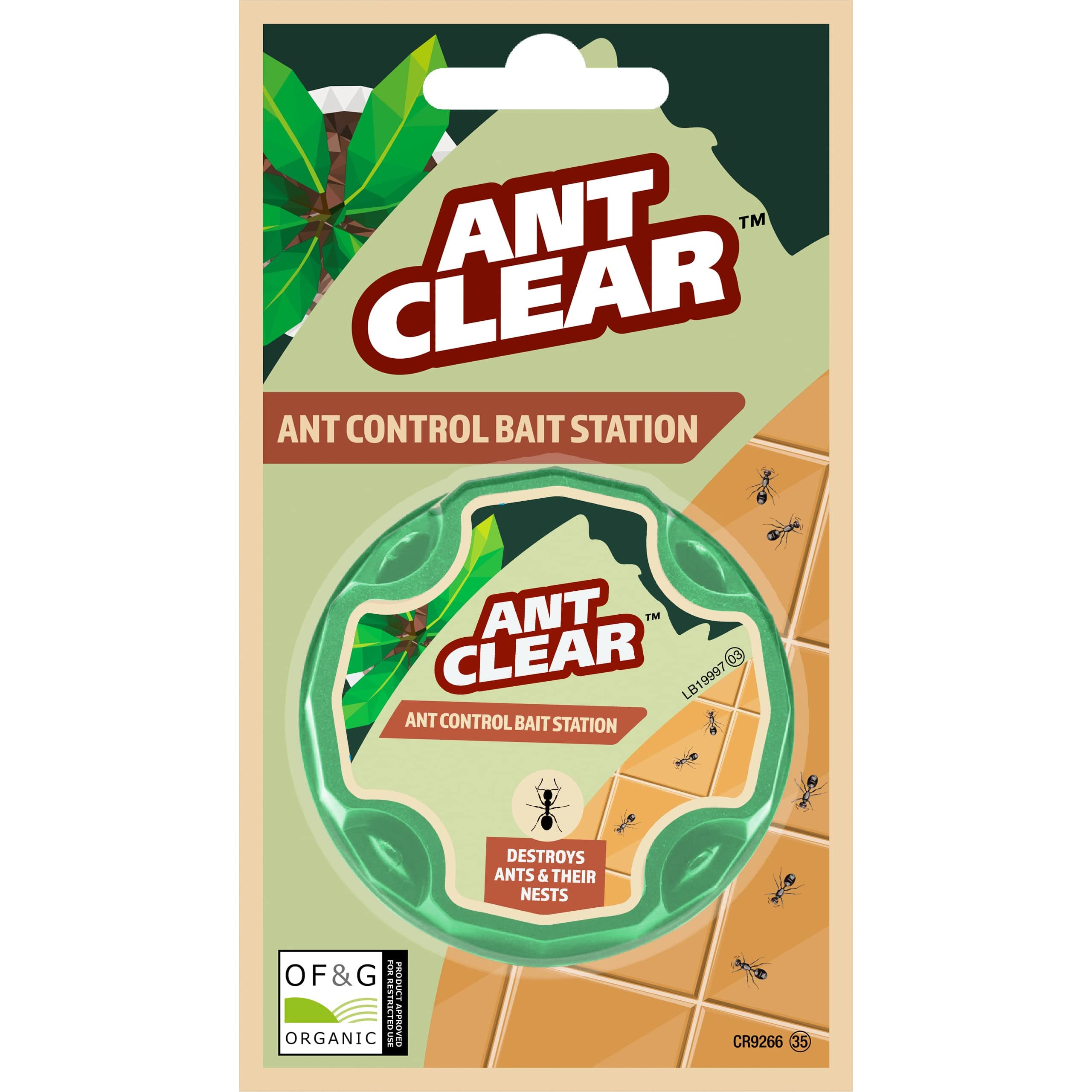 Clear Ant Control Bait Station