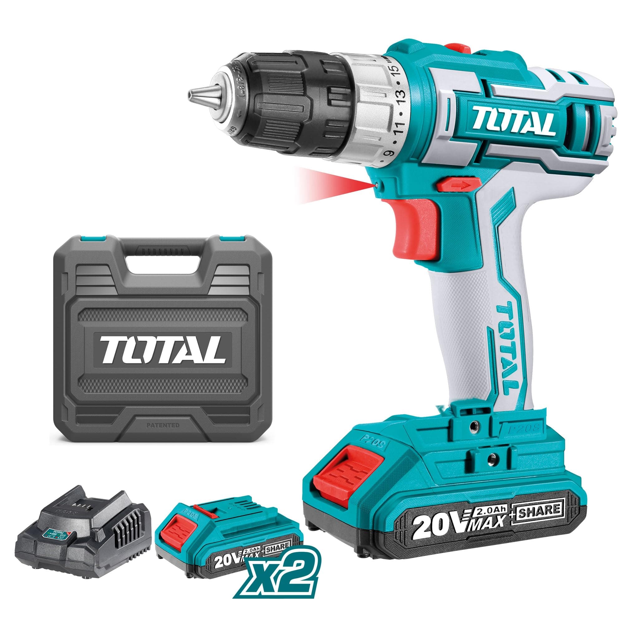 tdli200215 lithium- ion cordless drill with high performance - multi colour