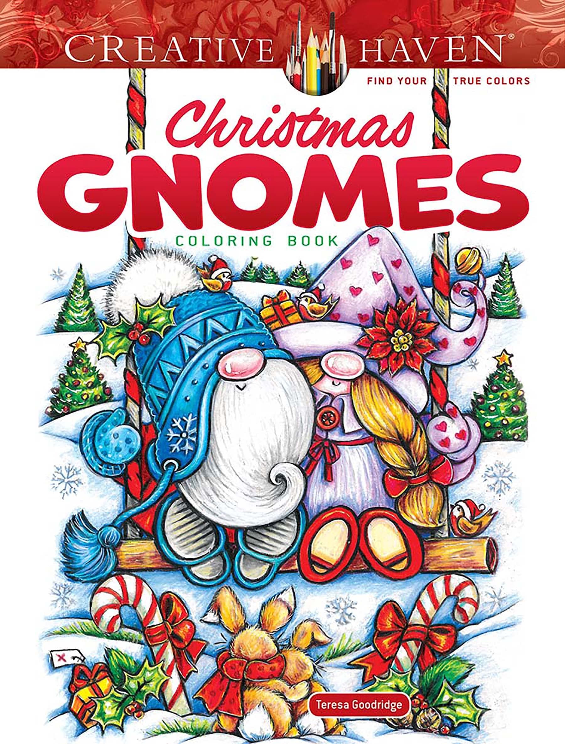 CREATIVE HAVEN CHRISTMAS GNOMES COLORING