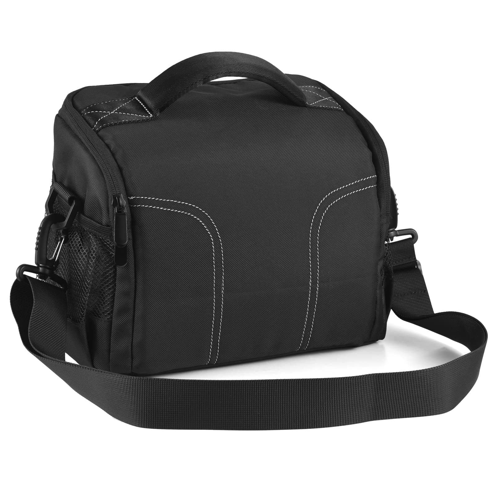 Andoer Polyester Parallelepid DSLR Camera Shoulder Bag for 1 Camera 2 Lenses and Small Accessories for Canon Nikon Sony Fujifilm Olympus Panasonic