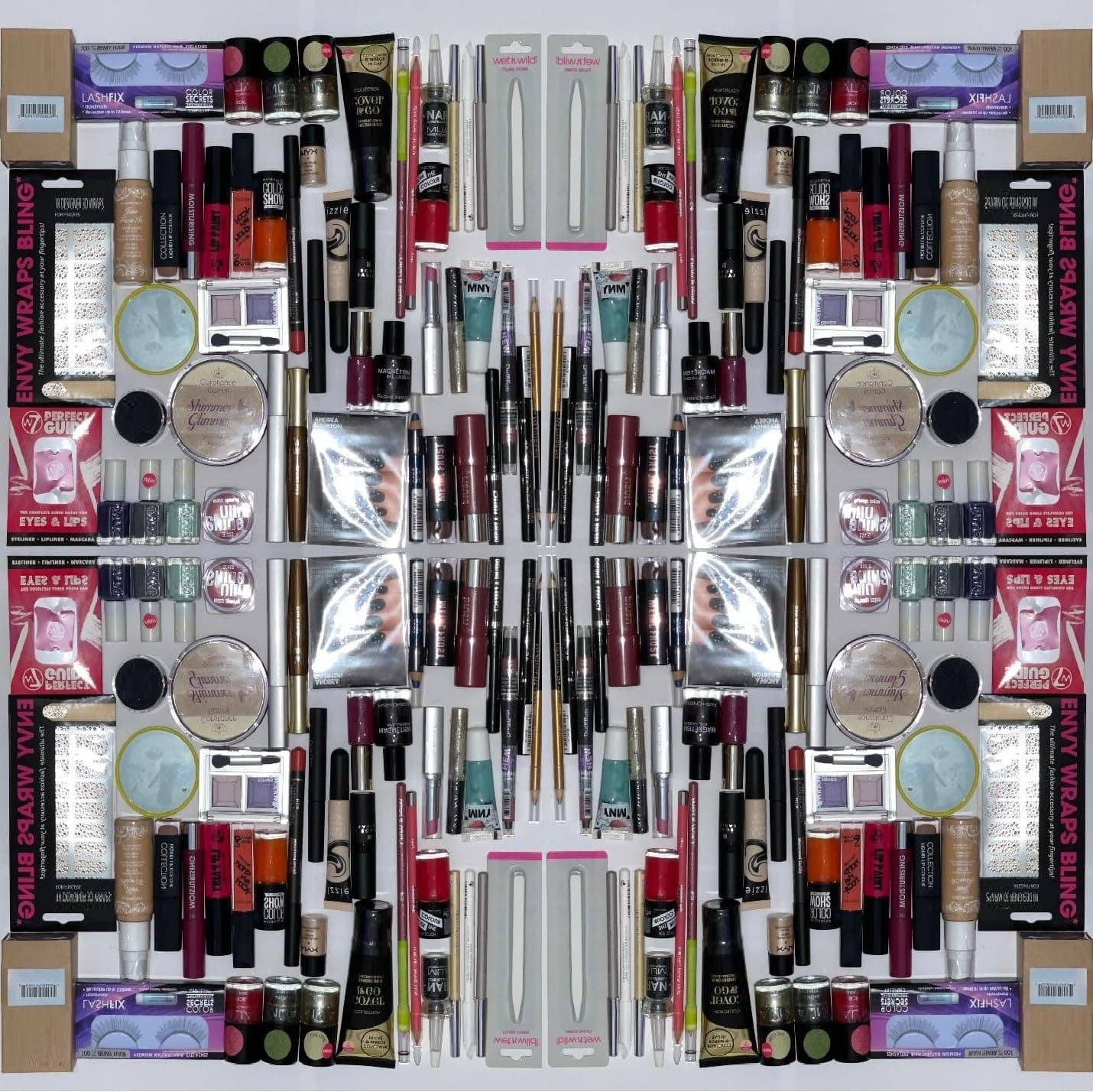 Generic Makeup Bundle - 15 Mixed Cosmetics - Multiple Colors - Bag - Unisex - Beauty/Makeup