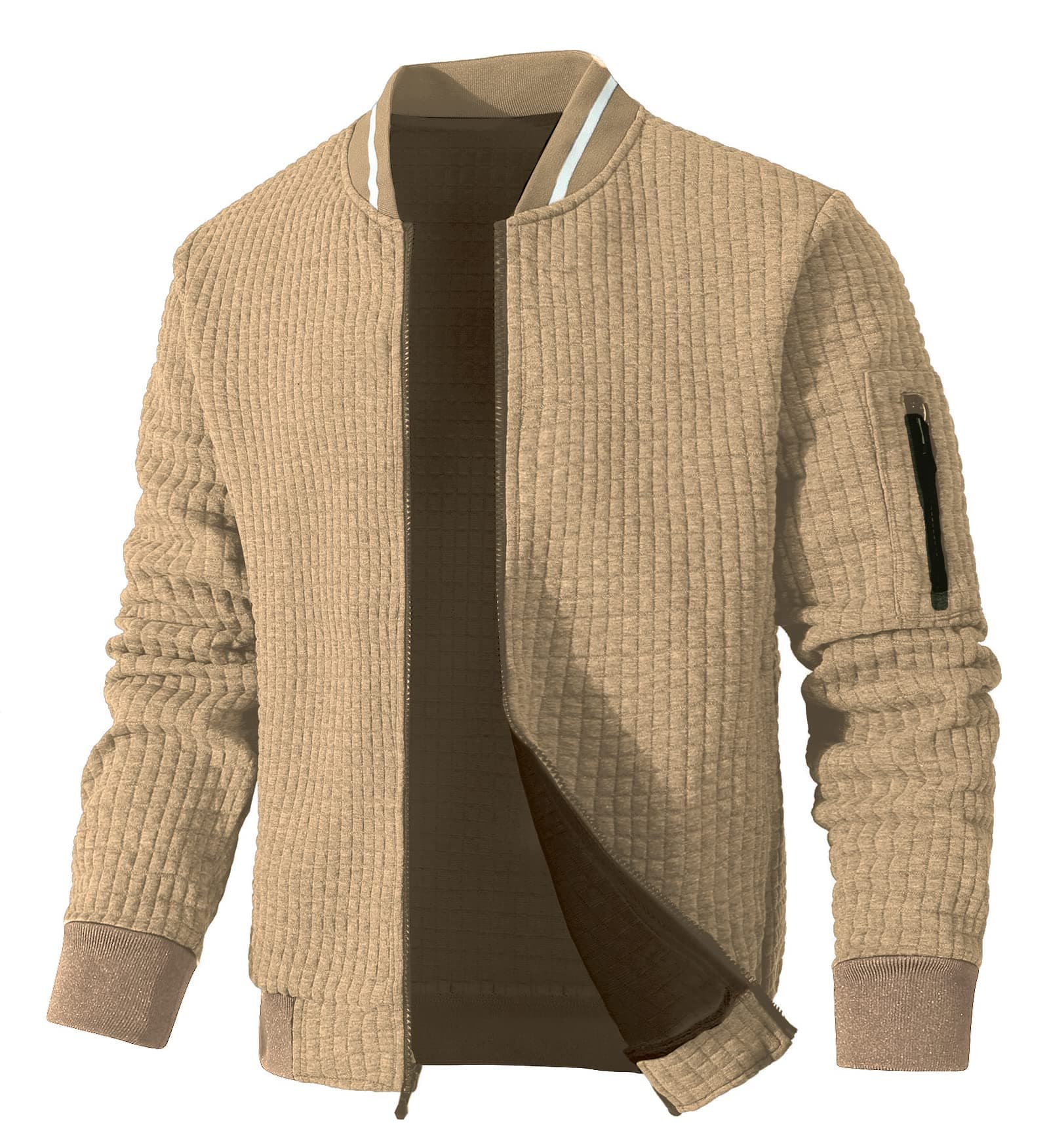 SAVKOOVMen's Lightweight Bomber Jacket