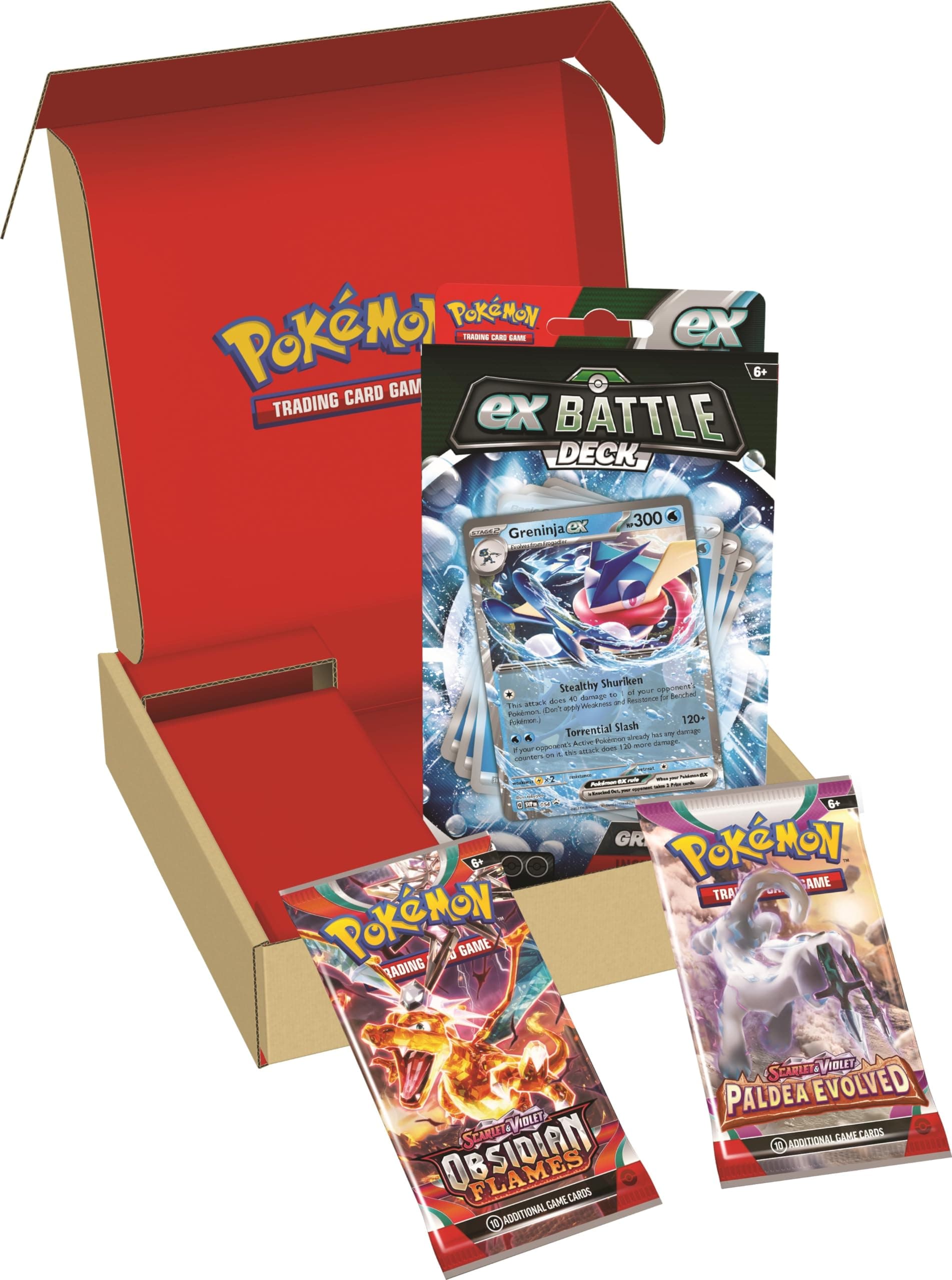 Pokémon TCG Greninja ex + 2 Booster Bundle