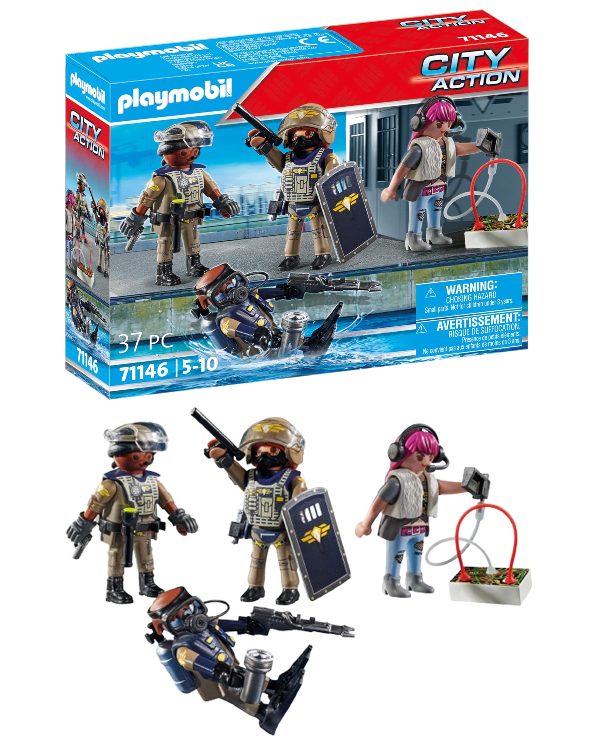 Playmobil Tactical Police Figure Set