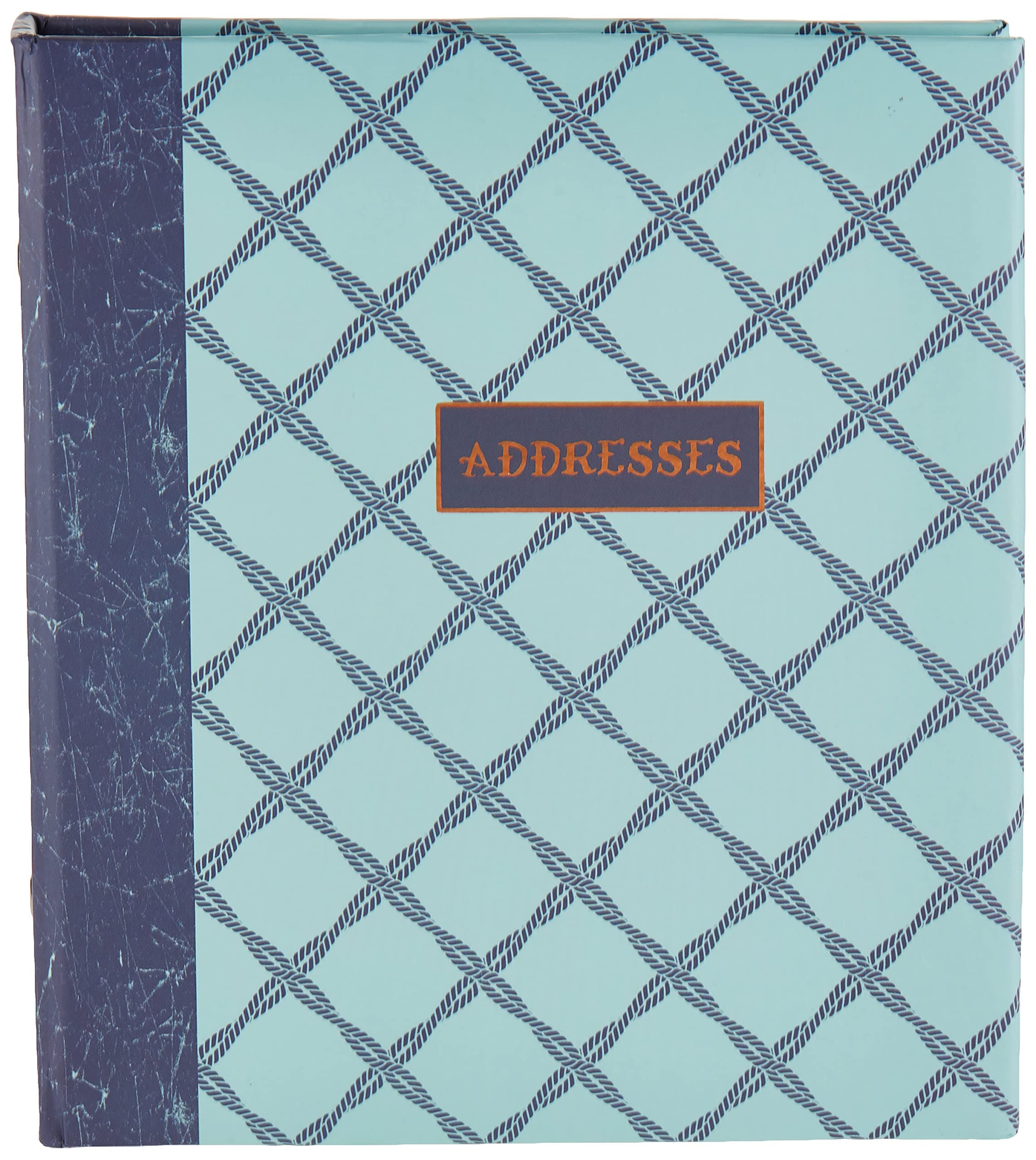 C.R. Gibson6-Ring Binder Refillable Address Book, Ocean Theme, 6.5'' x 7.25''
