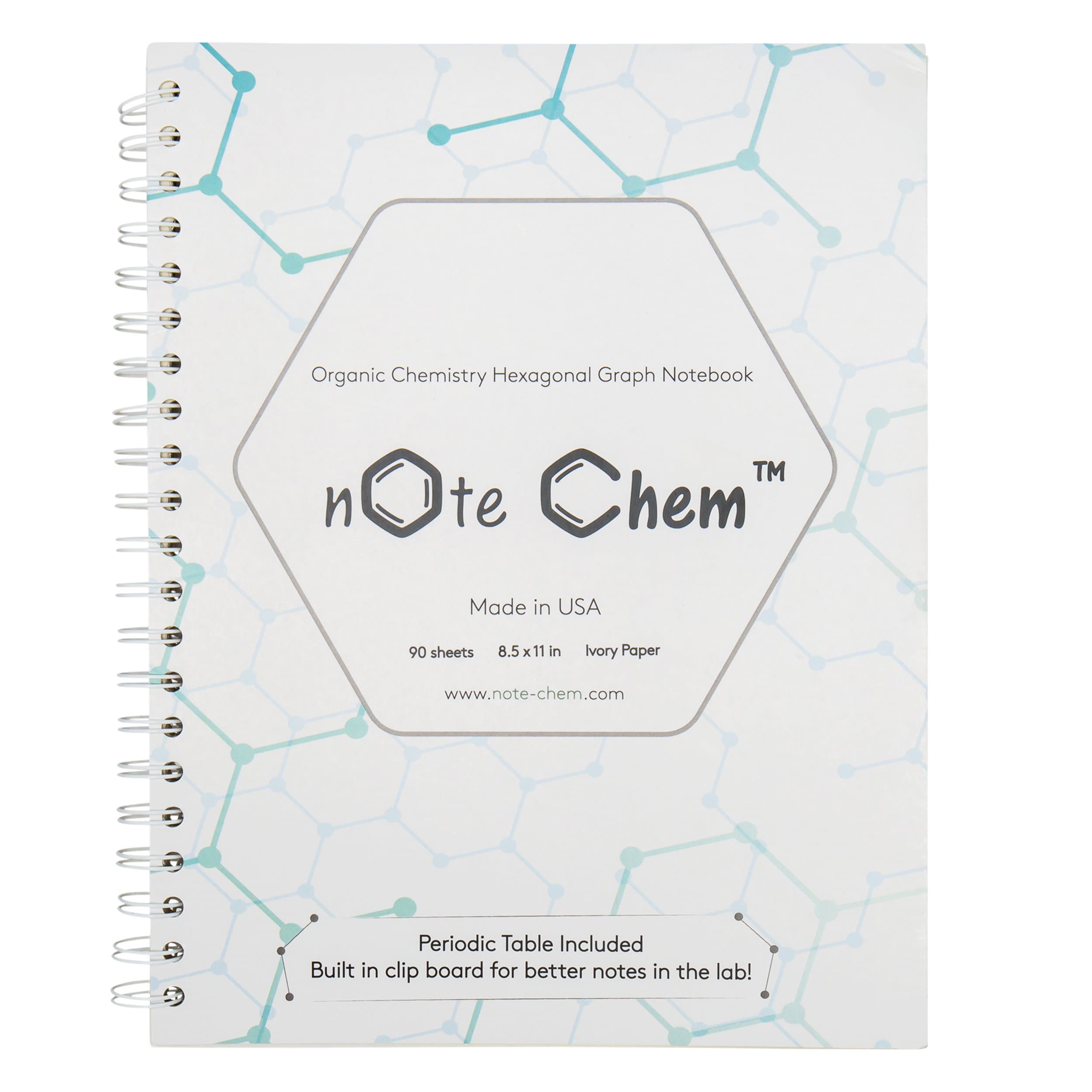 Hexagonal Graph Paper: Organic Chemistry Notebook