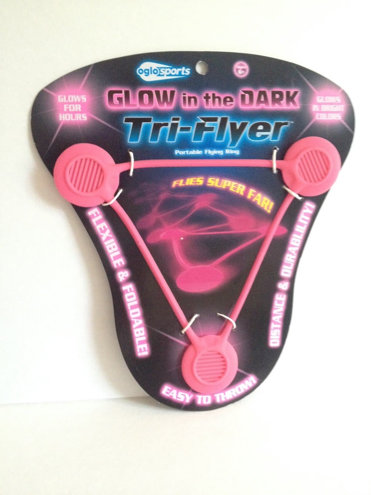 Glow In The Dark Tri-Flyer Flying Ring