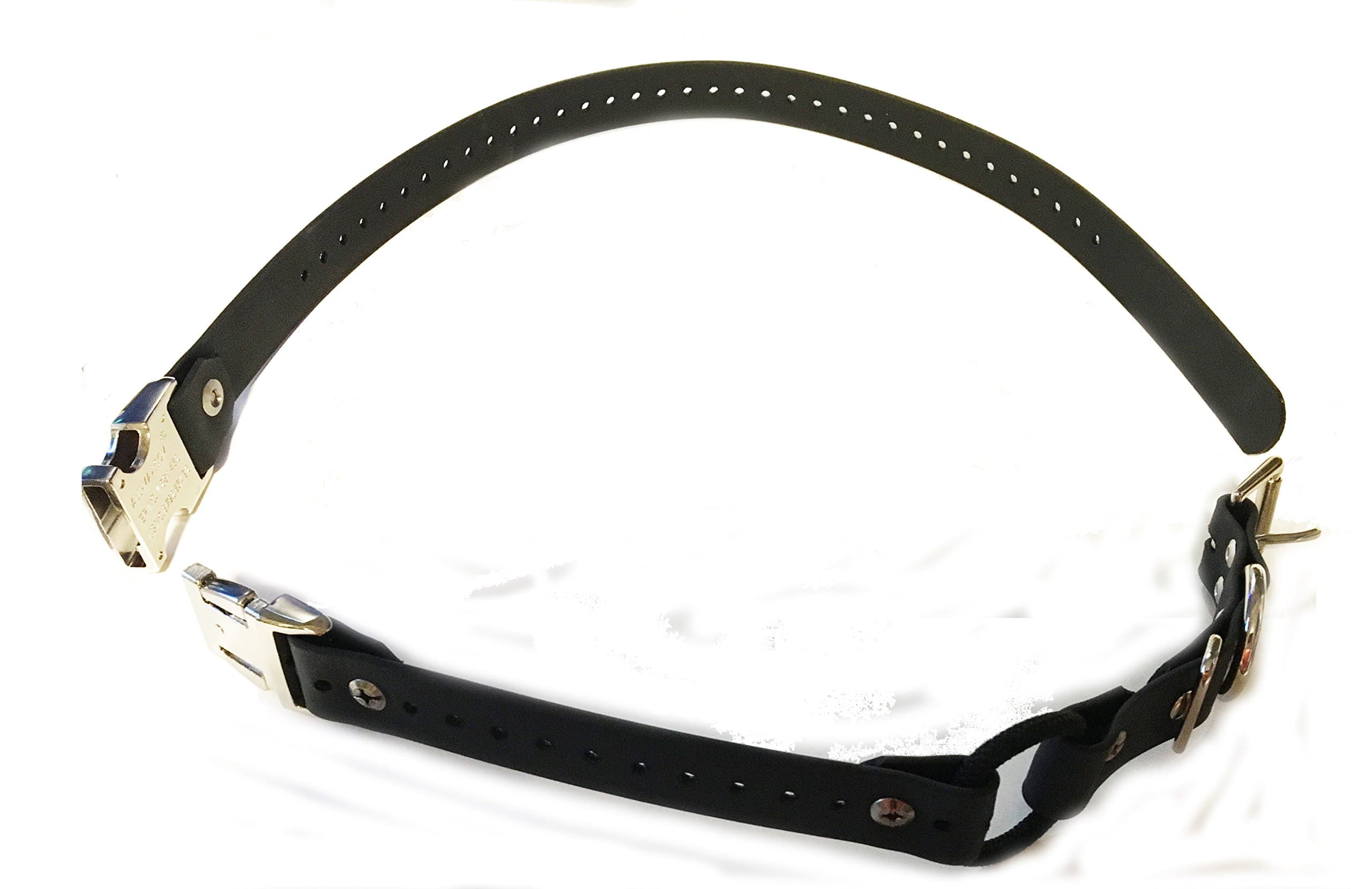 E Collar 3/4" Black Quick Snap Big Dog Bungee Replacement Strap- 37 in Can Be Cut to Fit