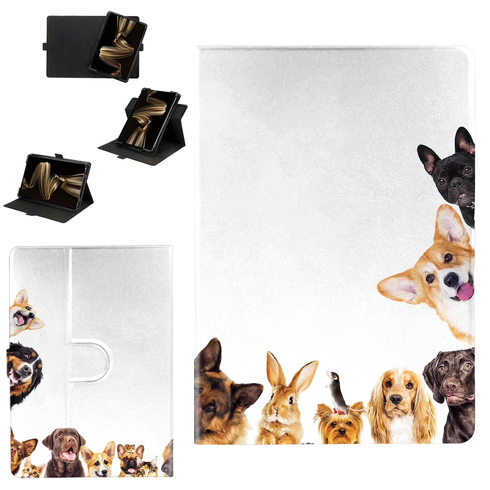 Case Compatible for Supernote A6X2 Nomad e-Note 7.8 Inch eReader Tablet Case Cover [360-Degree Rotating Support][Hardened Edge Protection Against Drops] GGQ