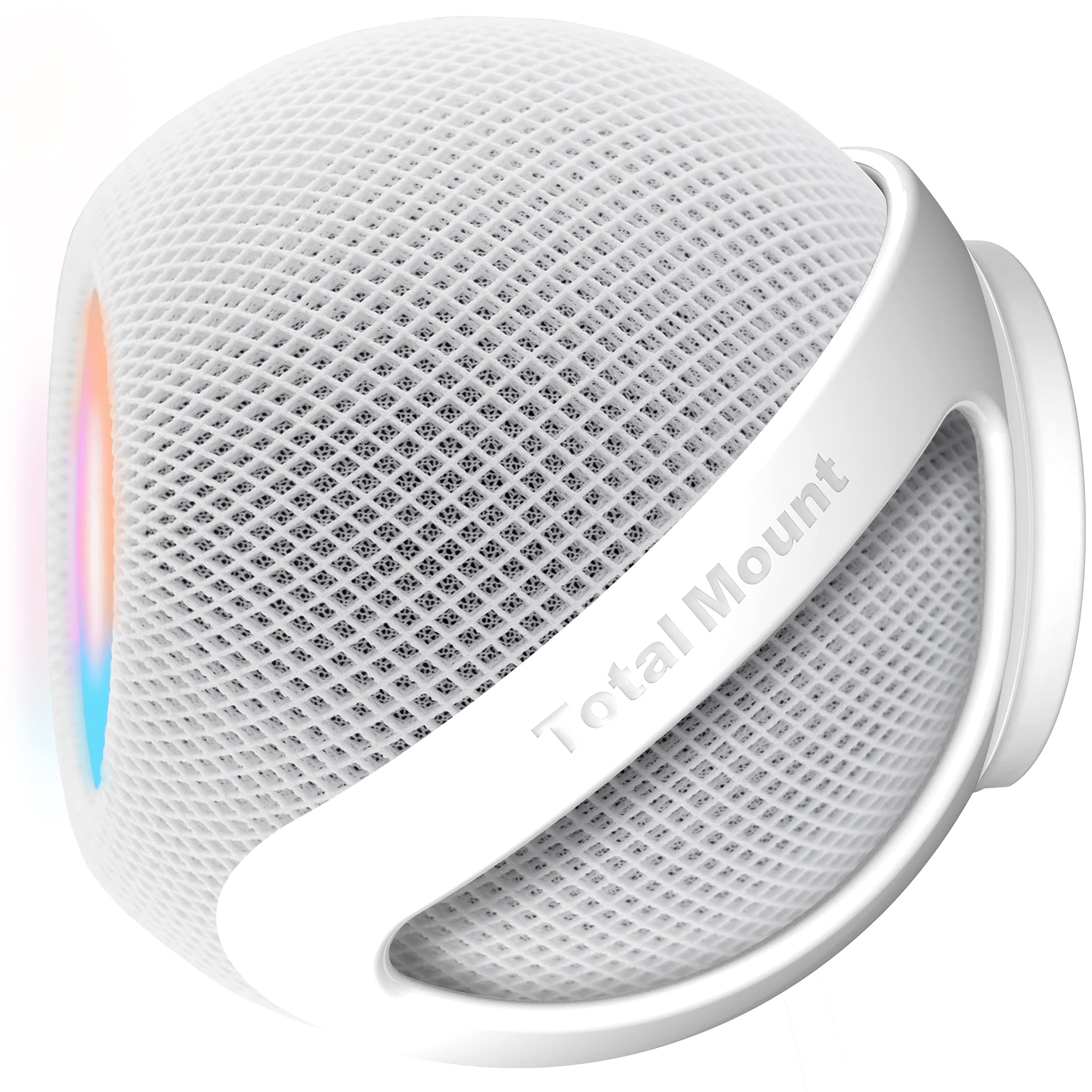 Compatible with HomePod mini (Premium White – Quick Installation Screw Mount)