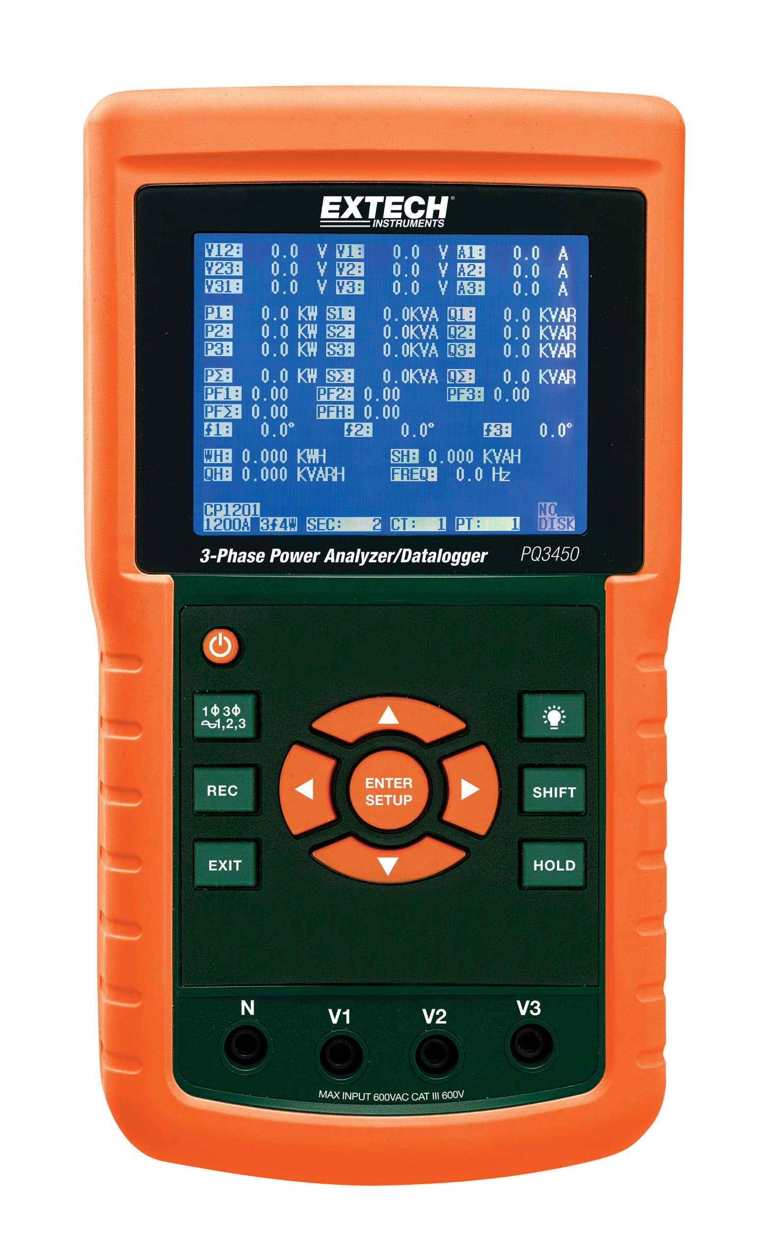 PQ3450 3-Phase Power Analyser/Data Logger