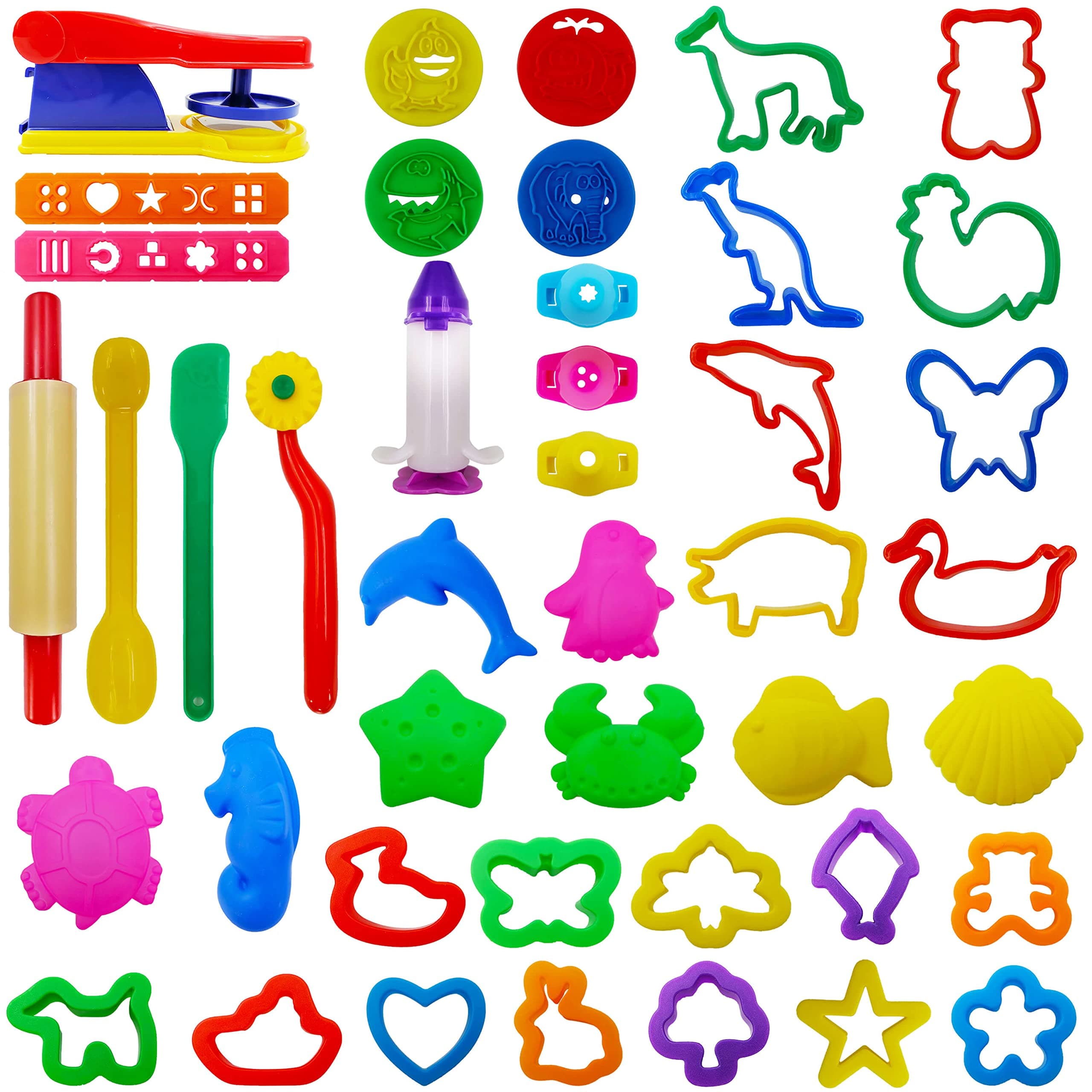 45PCS Dough Tools Set for Kids