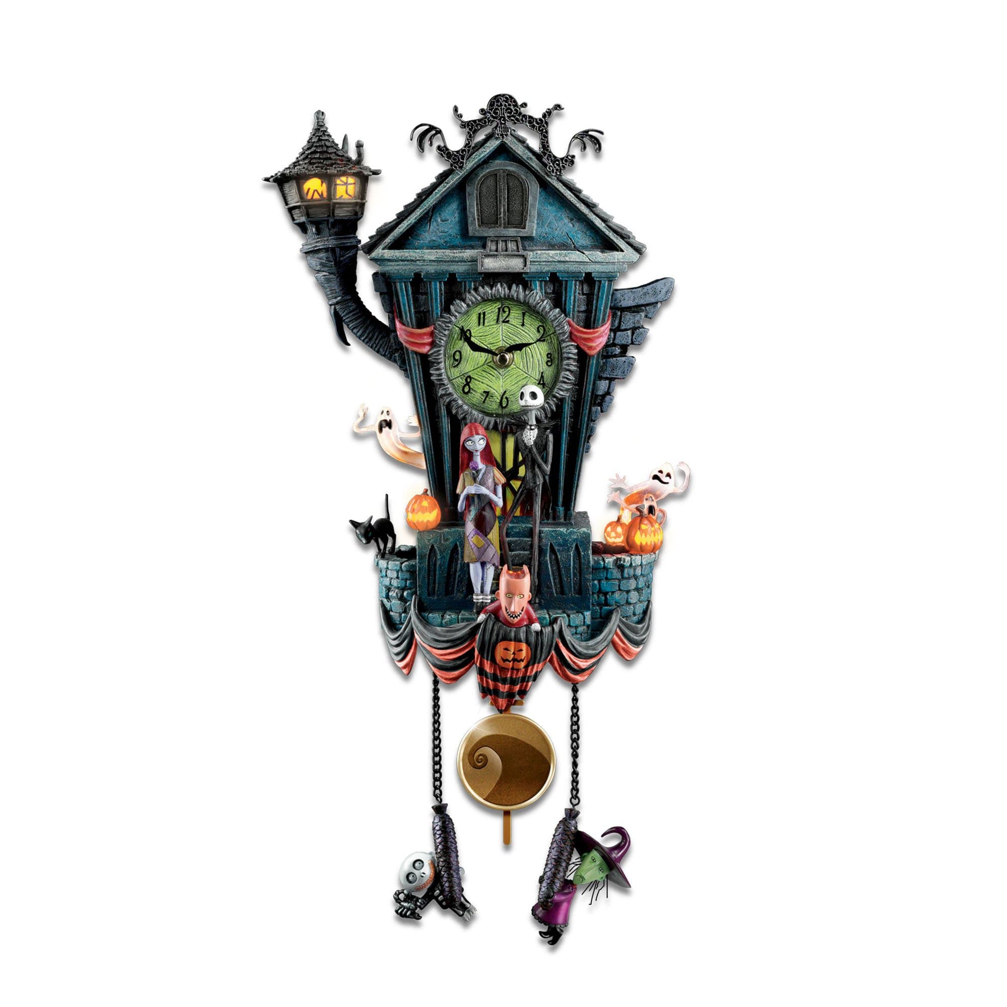 Cuckoo Clock: Tim Burton's The Nightmare Before Christmas Wall Clock by The Bradford Exchange