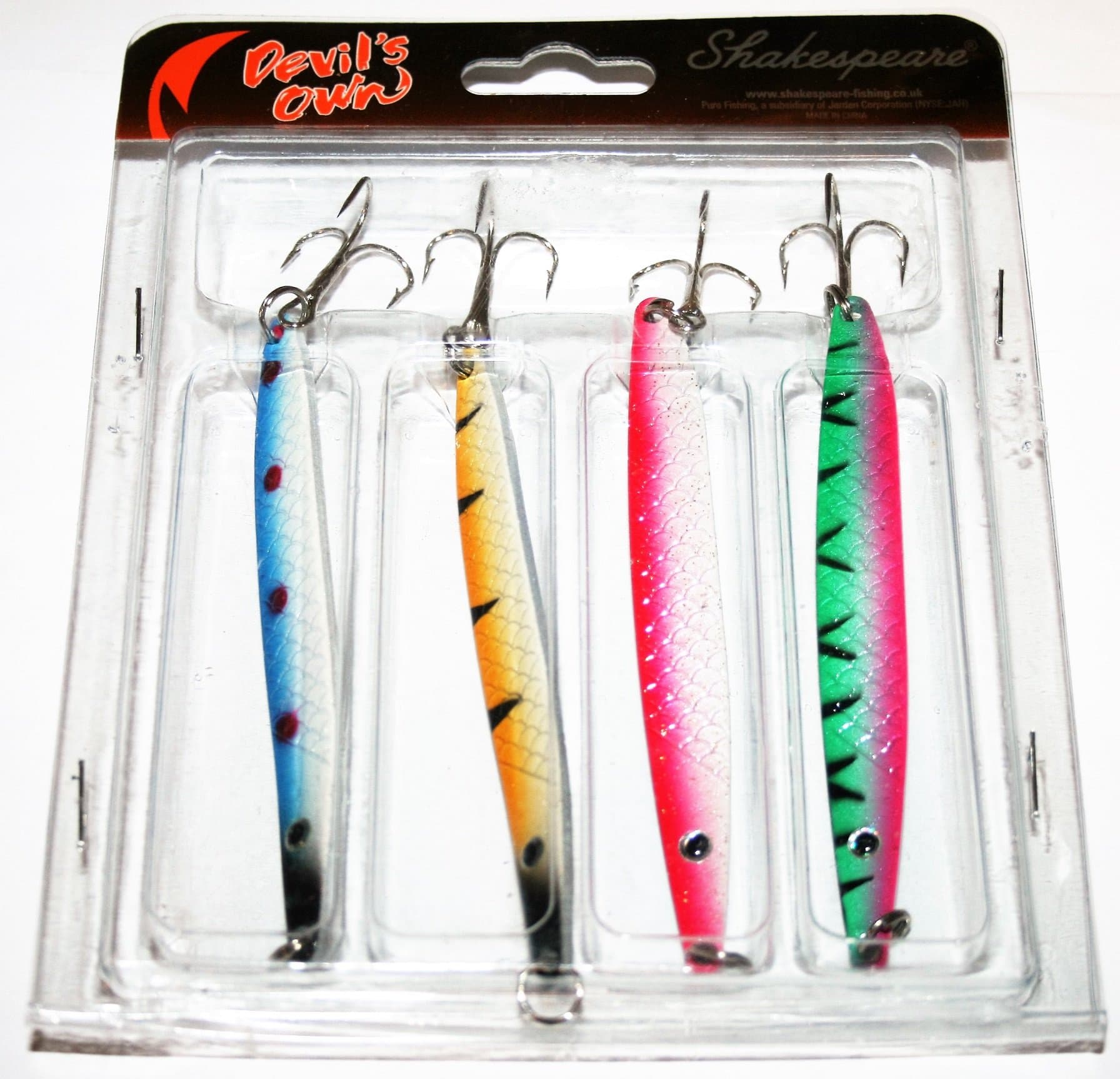 SHAKESPEARE Devils Own Slim Jim Spoon 4 piece selection 2-21grm